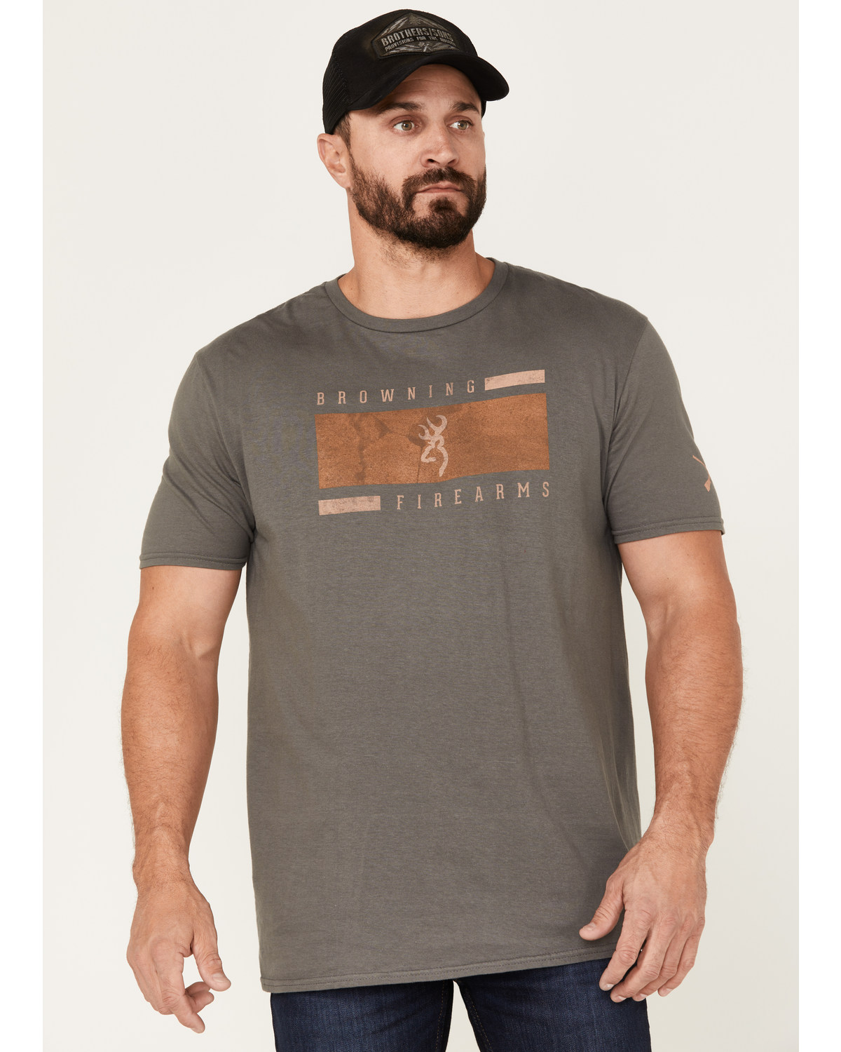Browning Men's Stripe Graphic Short Sleeve T-Shirt