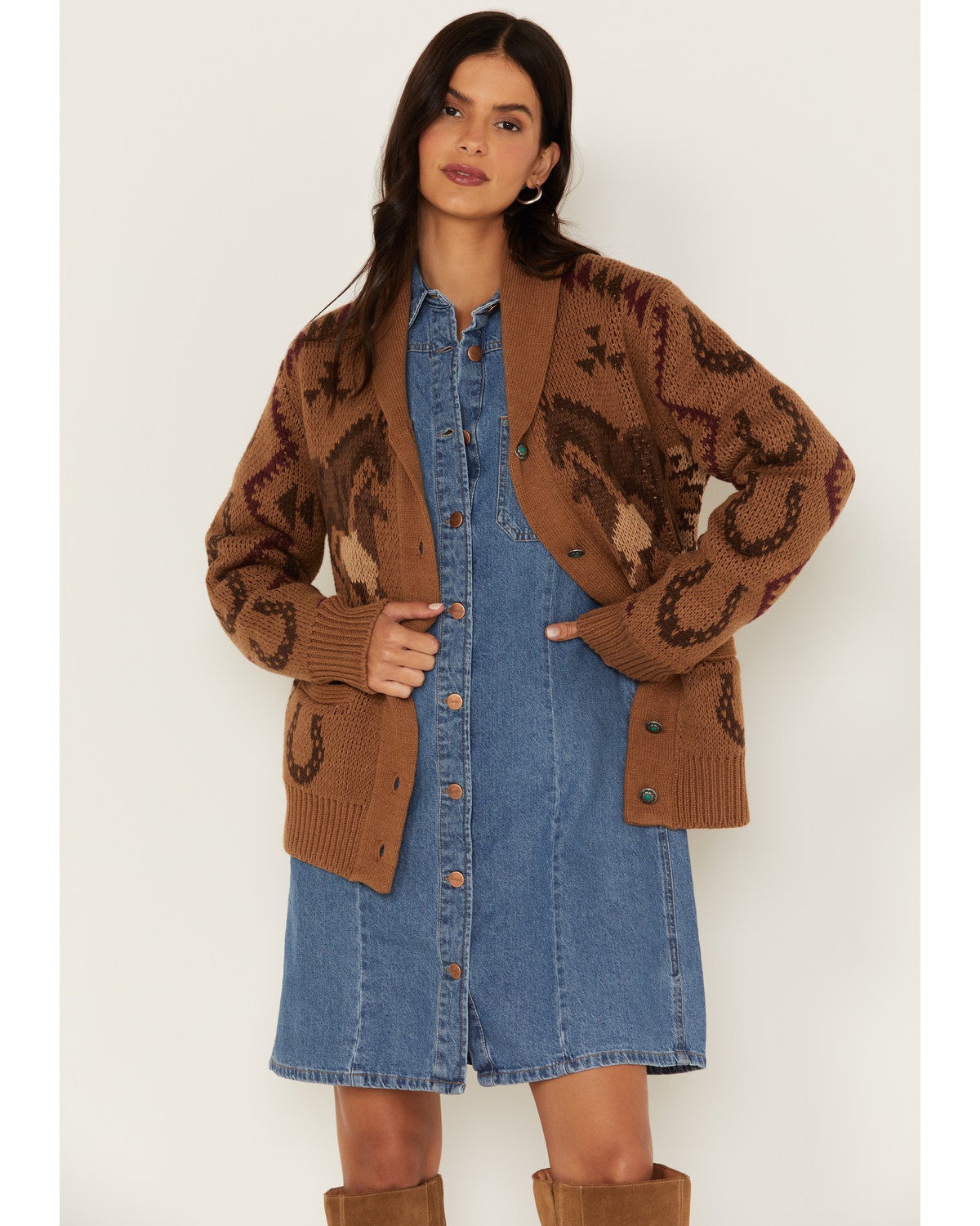 Tasha Polizzi Women's Southwestern Knit 