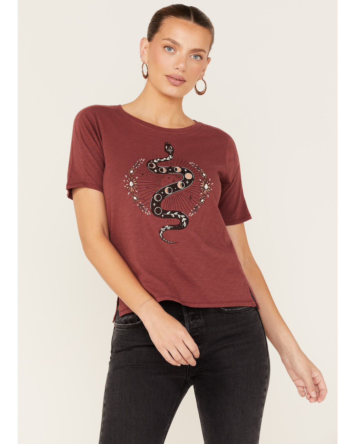 Shyanne Women's Celestial Snake Graphic Tee