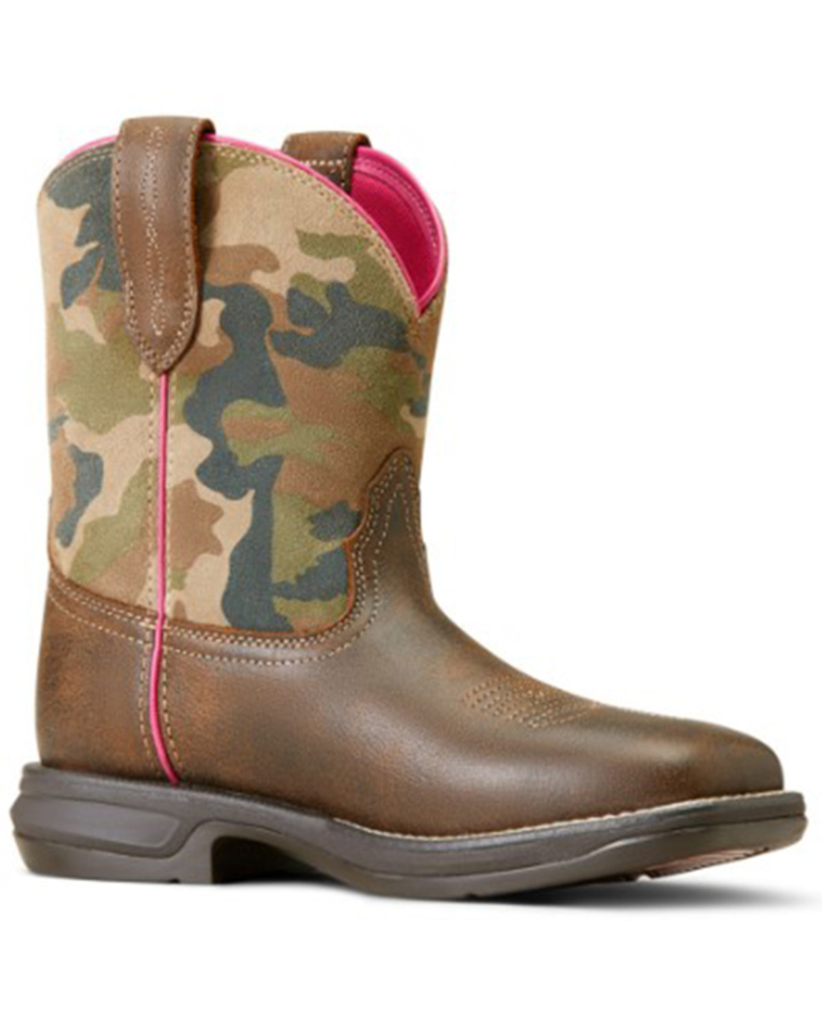 Ariat pink camo boots sales