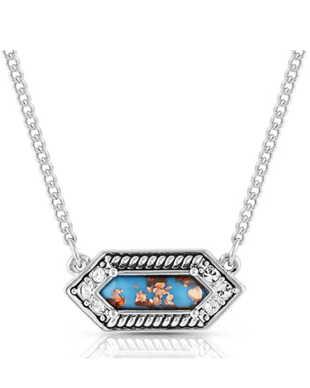 Montana Silversmiths Women's Miner's Cobalt Turquoise Necklace
