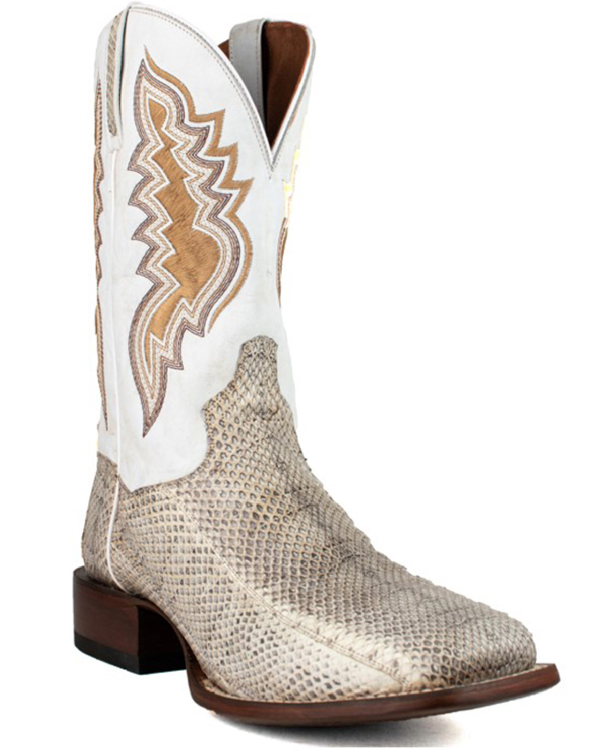 Dan Post Men's Exotic Water Snake Western Boots - Broad Square Toe