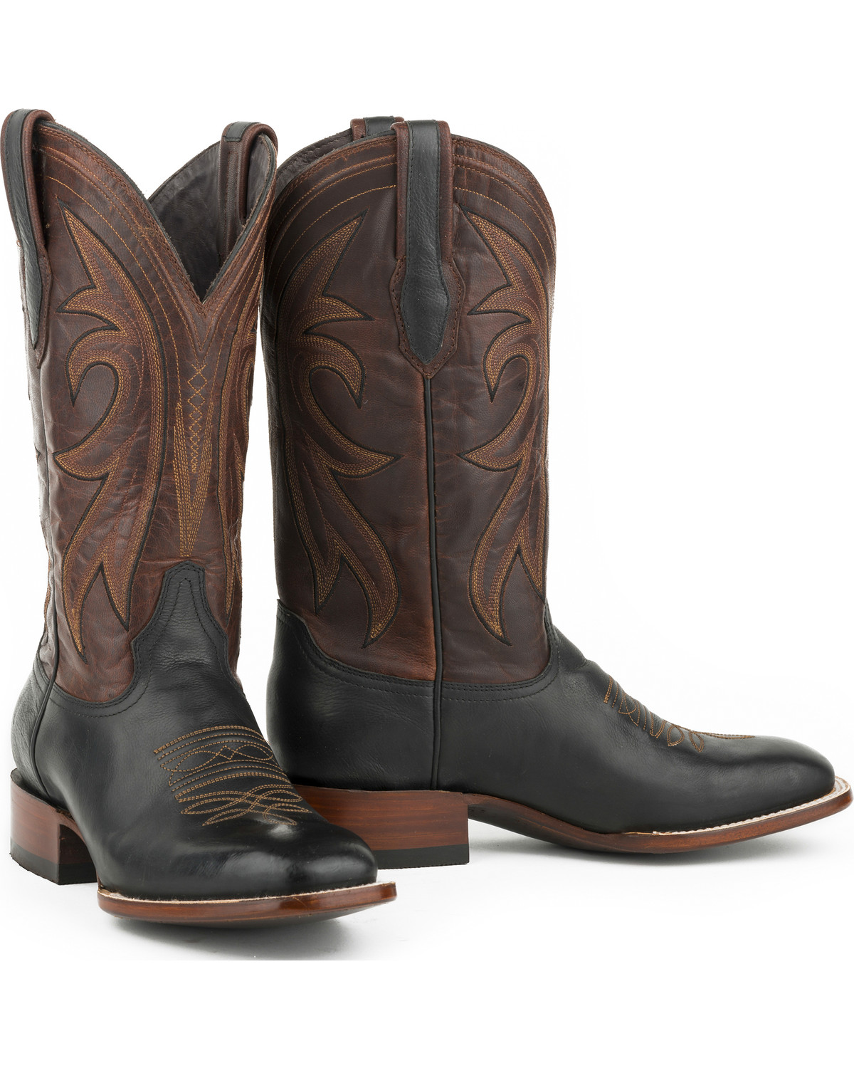 calf western boots