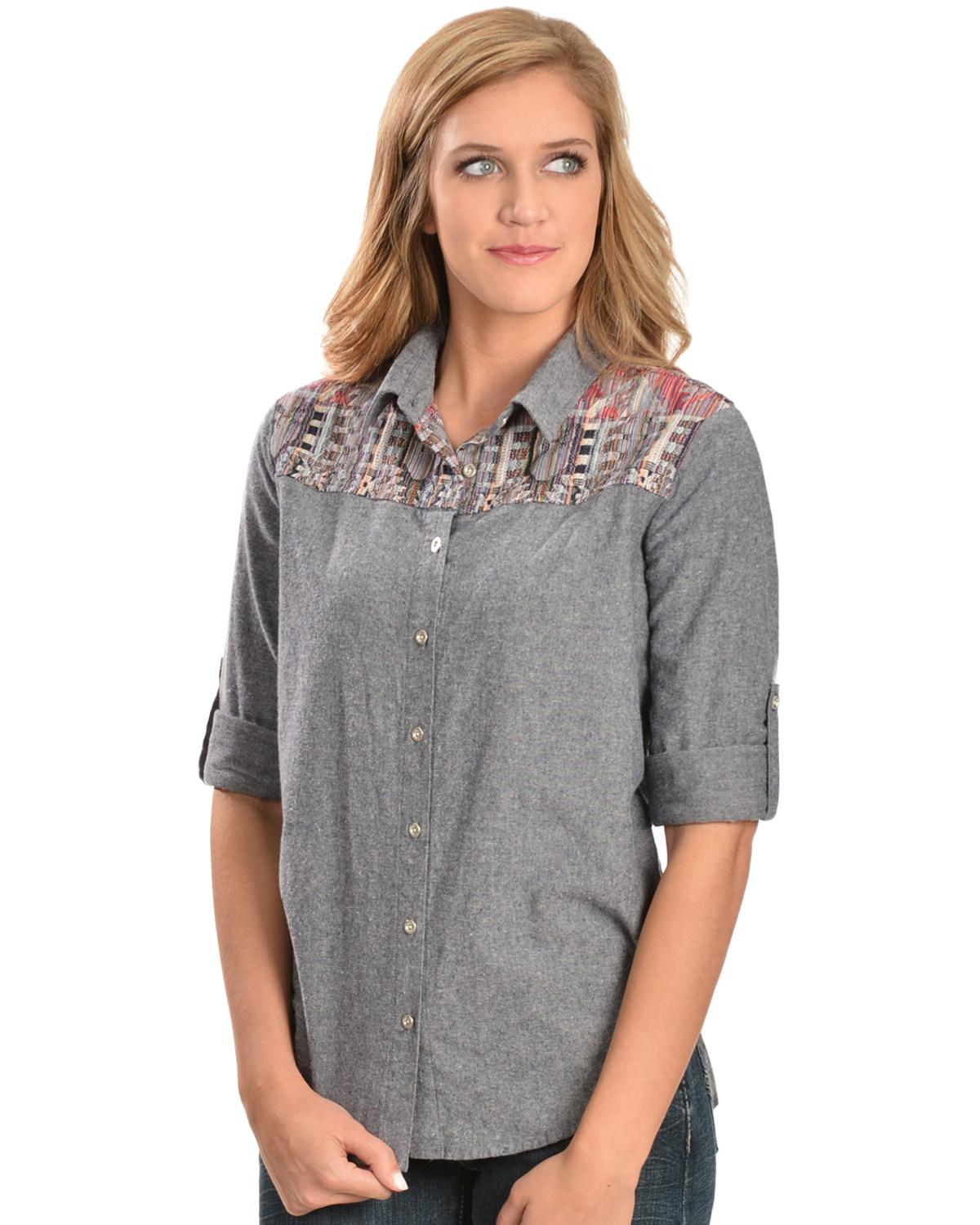 aztec print top