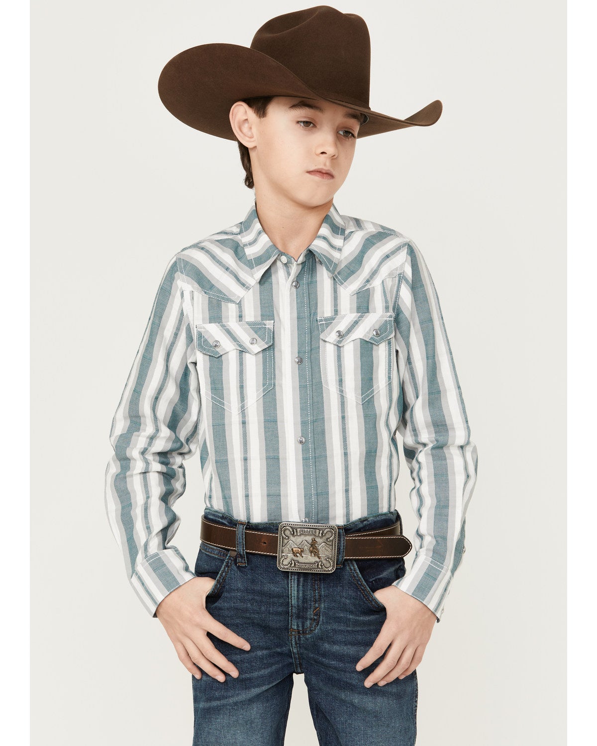 Cody James Boys' Dobby Stripe Long 