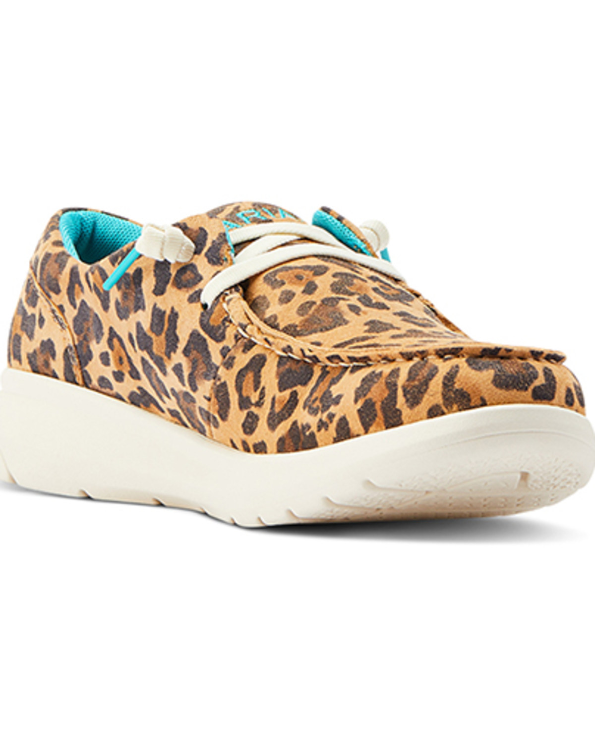 Ariat Women's Hilo Leopard Print Casual Shoes - Moc Toe