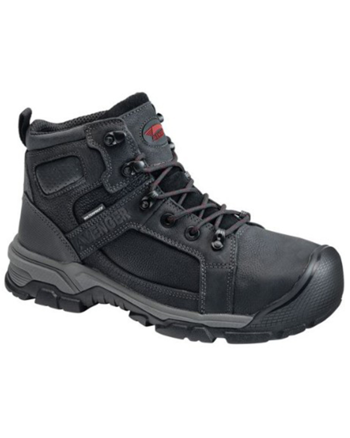 Avenger Men's Ripsaw Industrial 4.5" Lace-Up Mid Work Boots - Carbon Toe