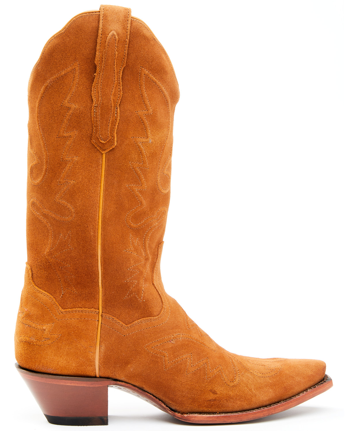 ladies suede cowboy boots