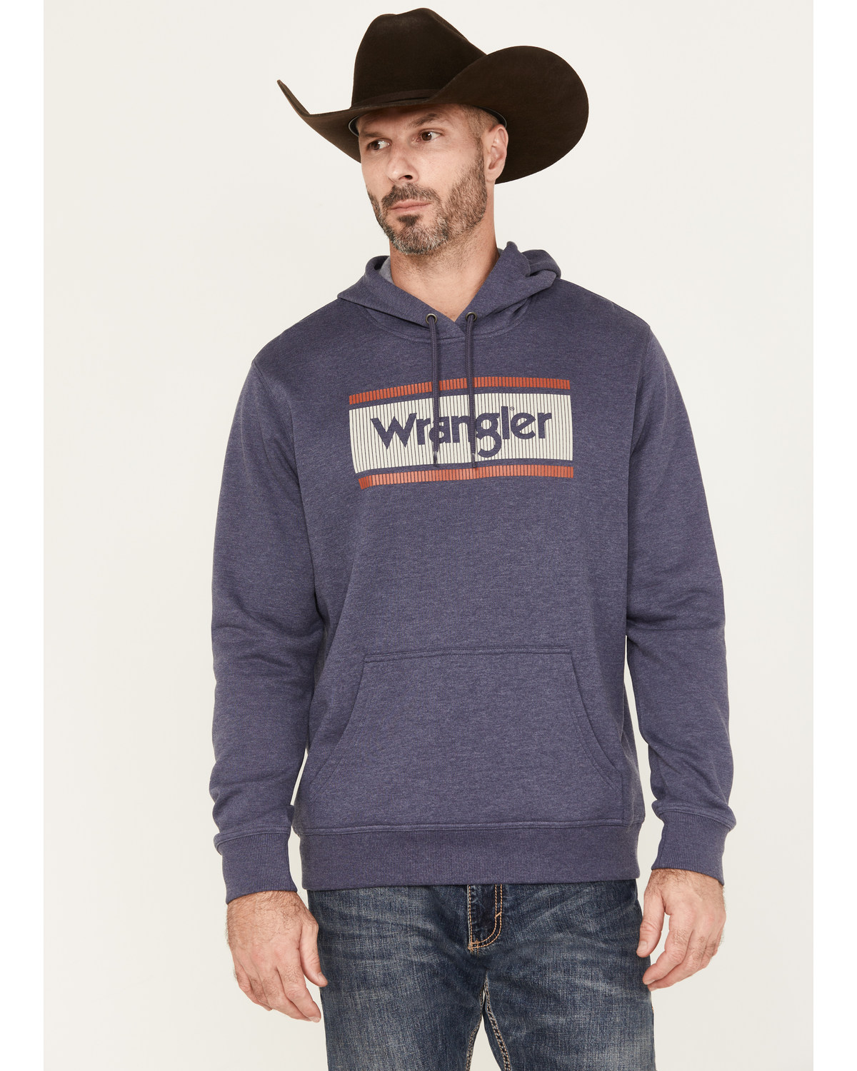 Wrangler Men's Logo Tag Hooded Sweatshirt