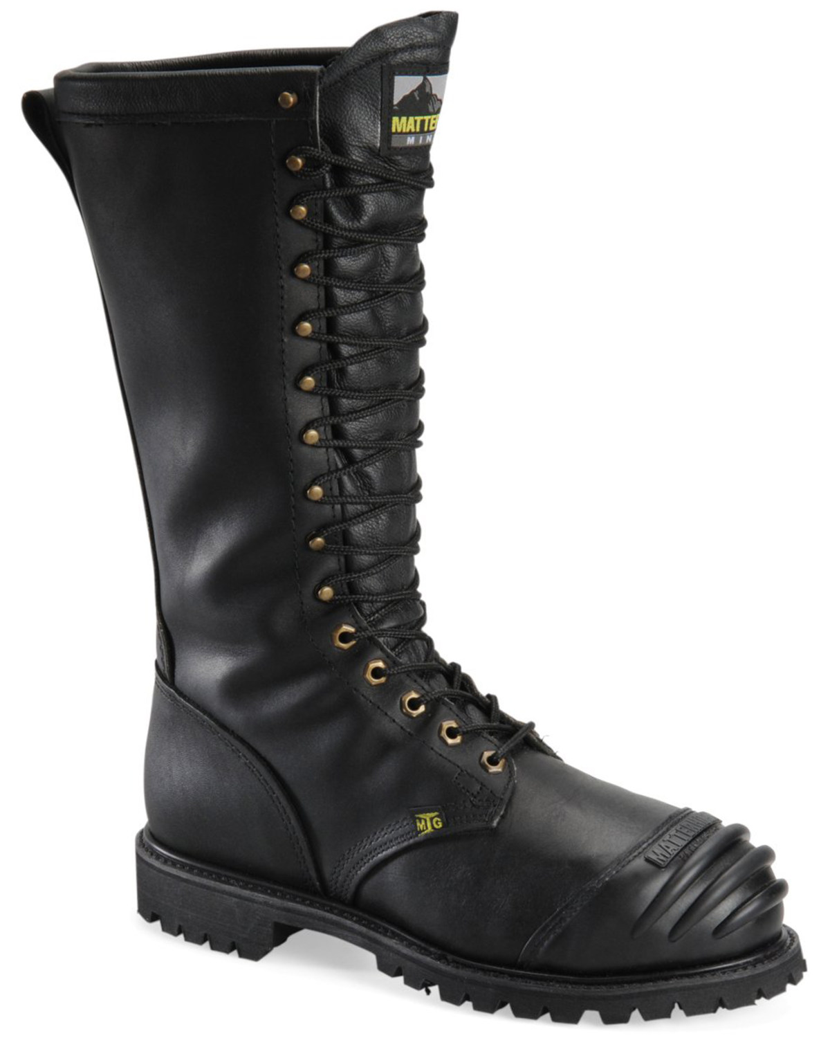 Miner boots steel toe