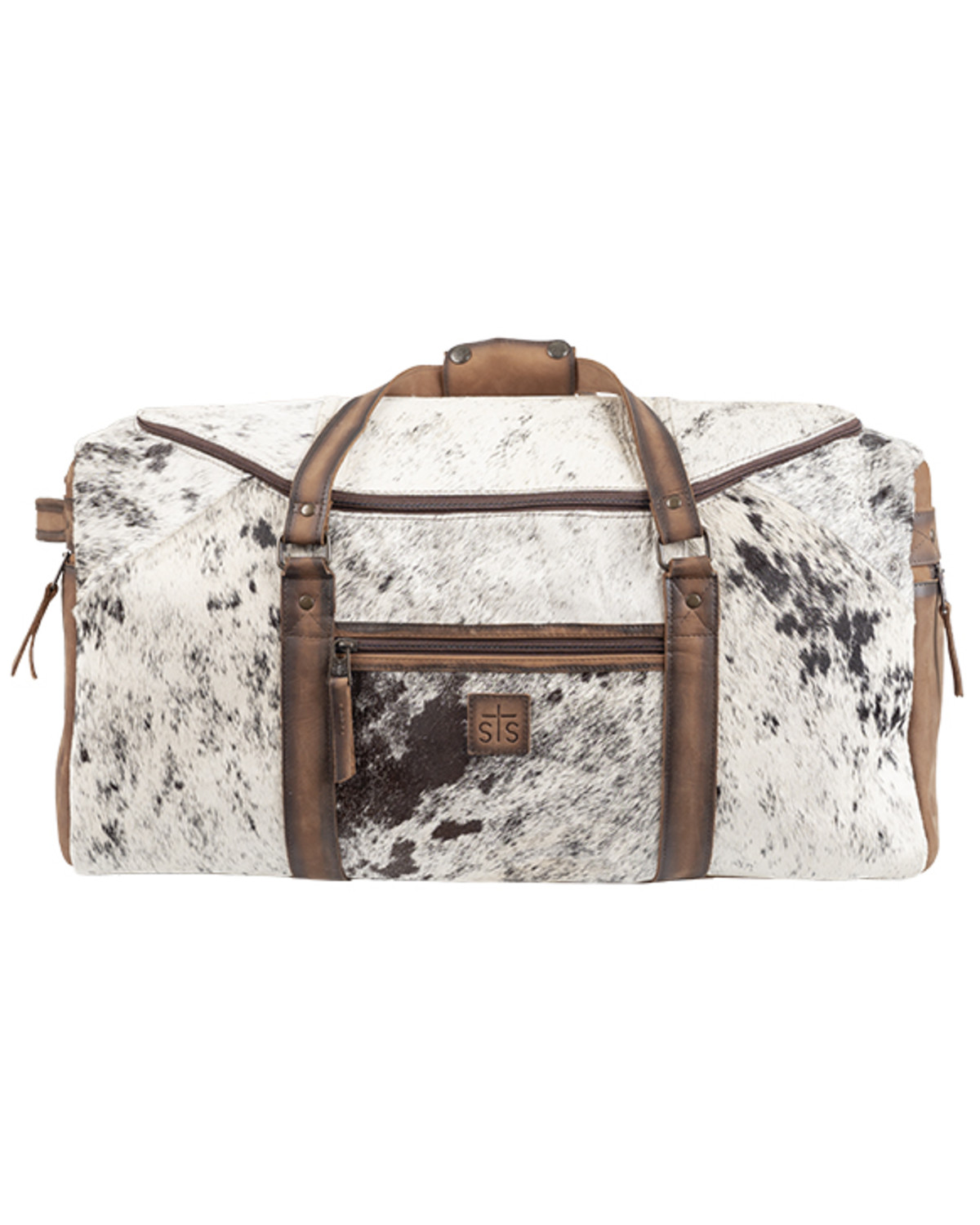 STS Ranchwear by Carroll Rustler Cowhide Duffle Bag