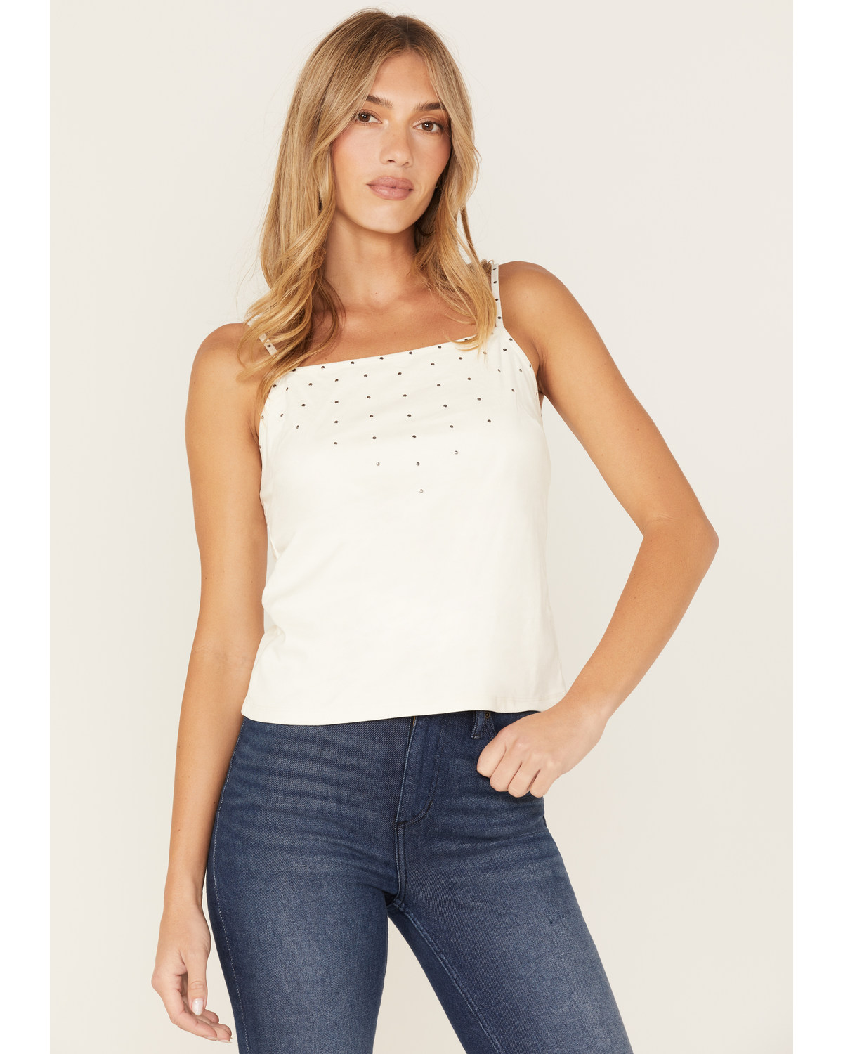 Idyllwind Women's Studded Faux Suede Date Night Top