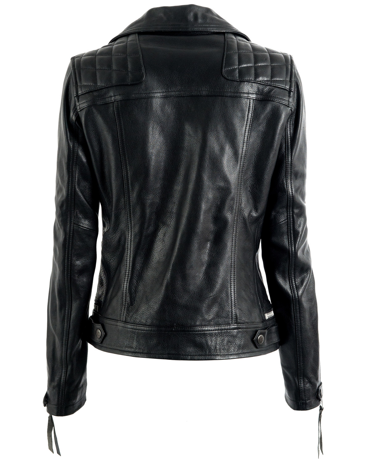 STS Ranchwear Women's Black Dreamer Moto Leather Jacket - Plus | Boot Barn