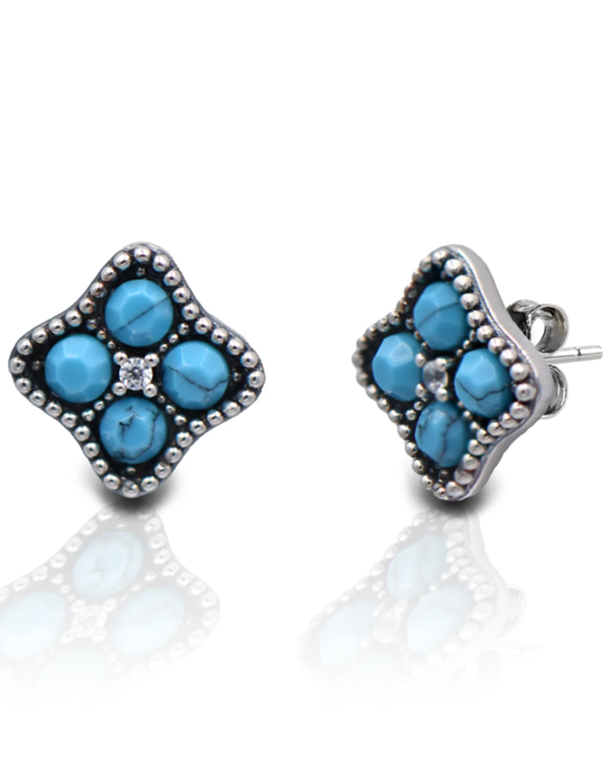 Kelly Herd Women's Turquoise Four-Stone Cluster Earrings