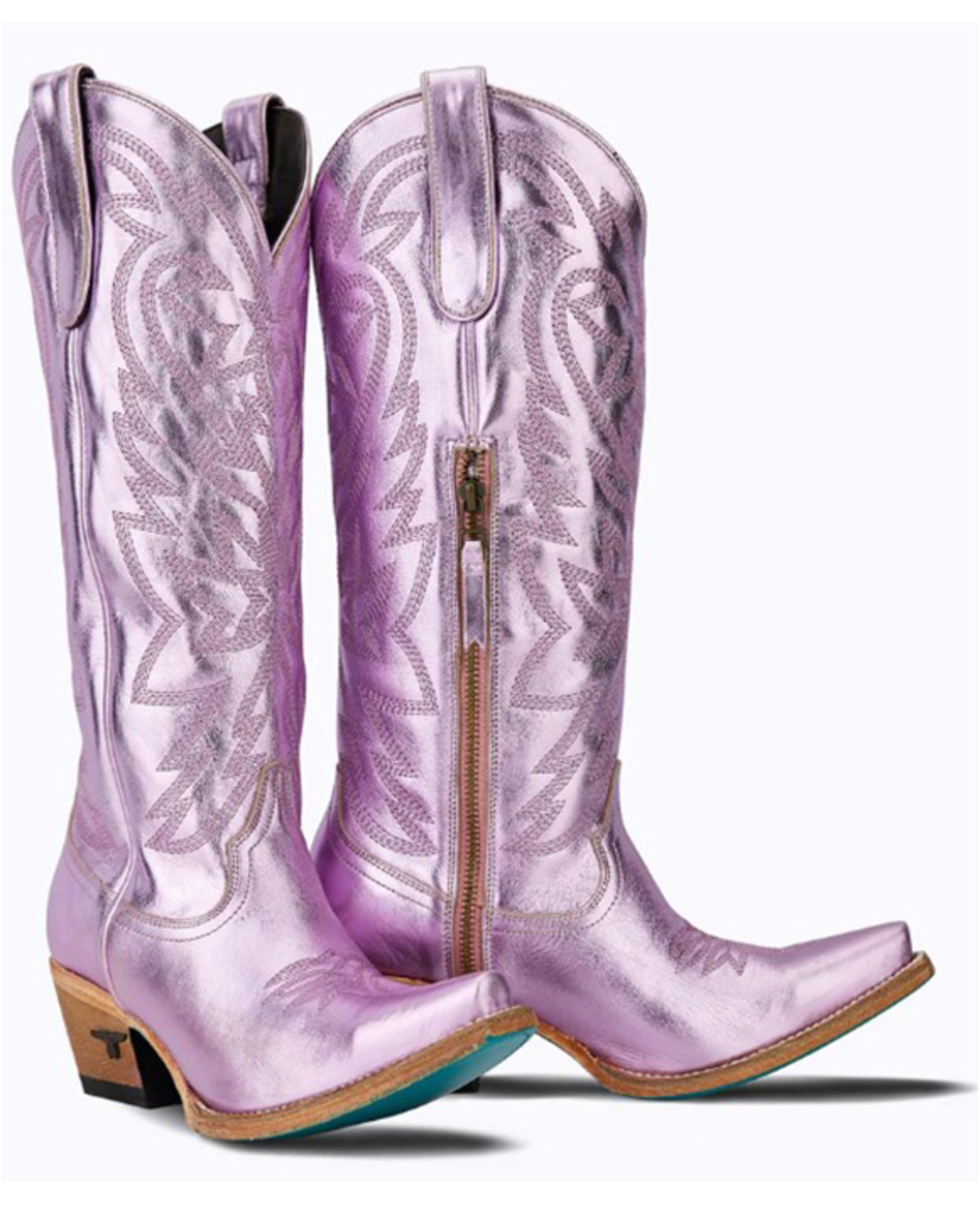Lane Women's Smokeshow Metallic Tall Western Boots - Snip Toe