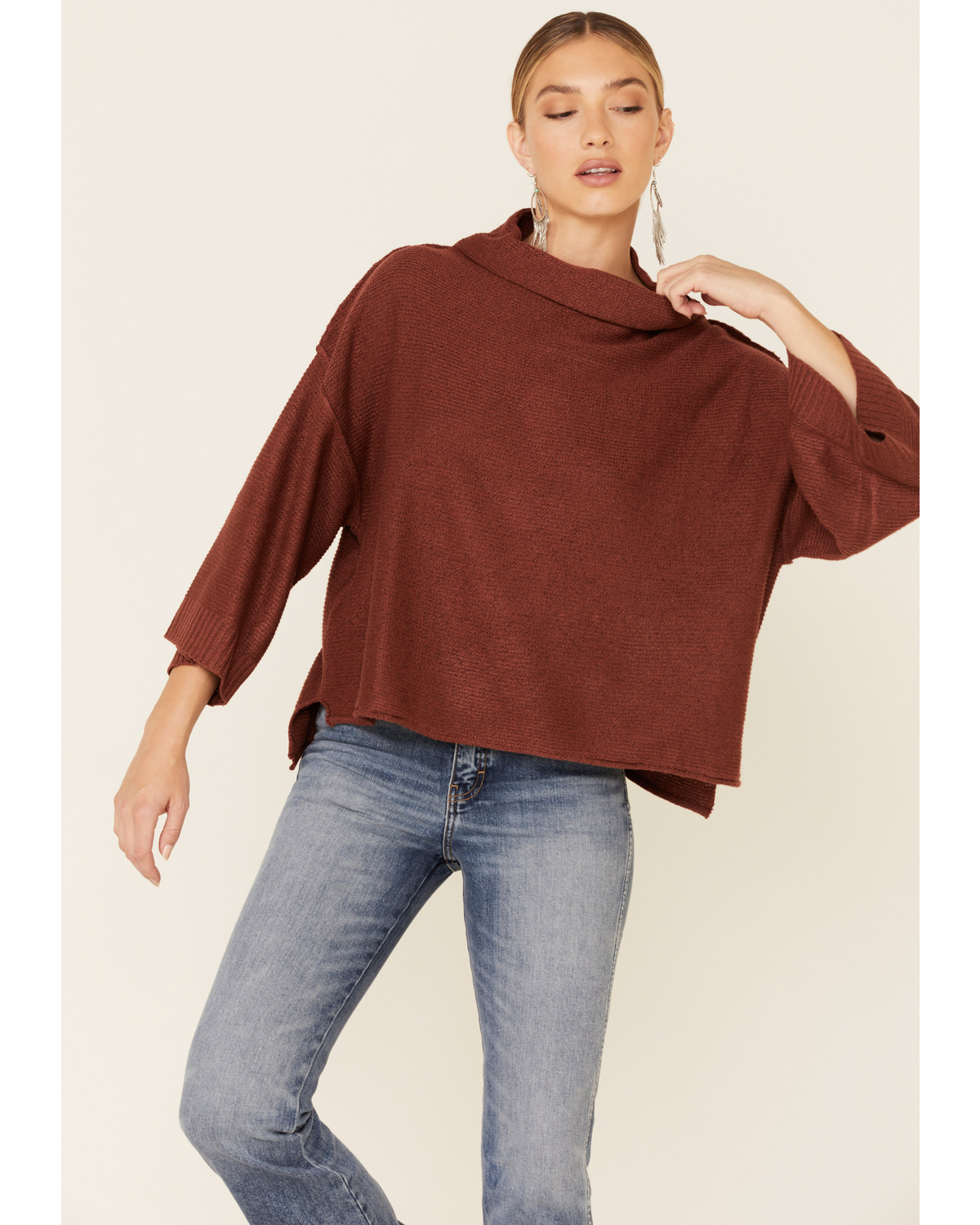 Sadie Sage Women S Sparrow Cowl Neck Sweater Boot Barn