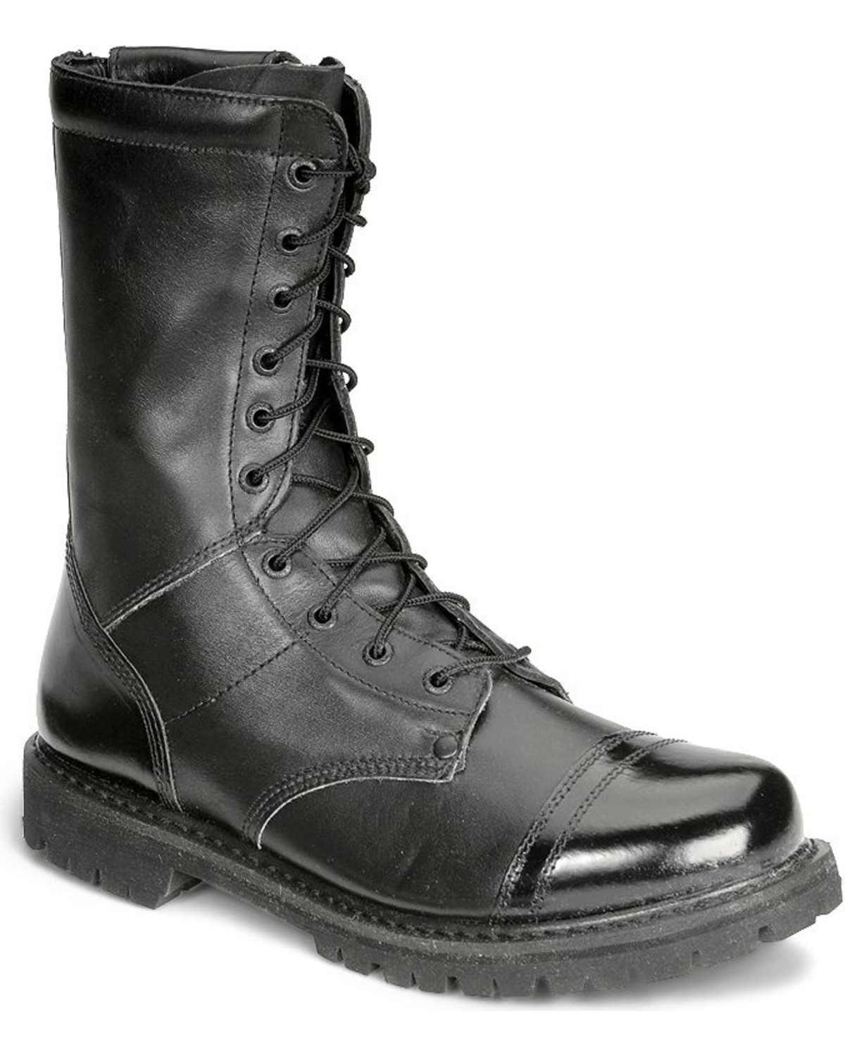 steel toe paratrooper boots