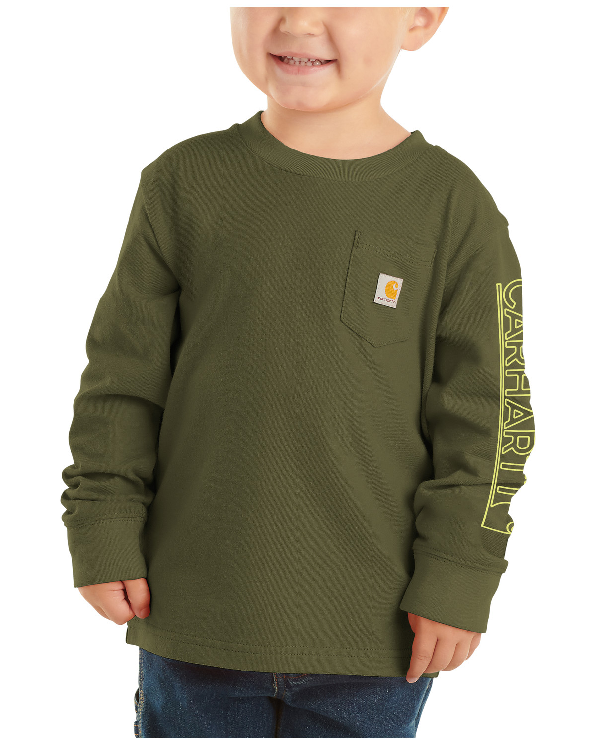 Carhartt Toddler Boys' Long Sleeve Pocket T-Shirt