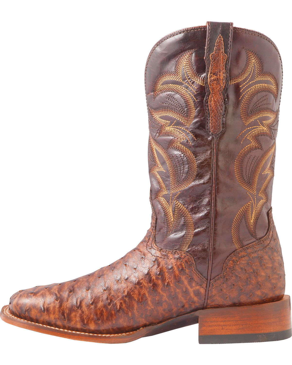 el dorado men's handmade western rattlesnake cowboy boots square toe