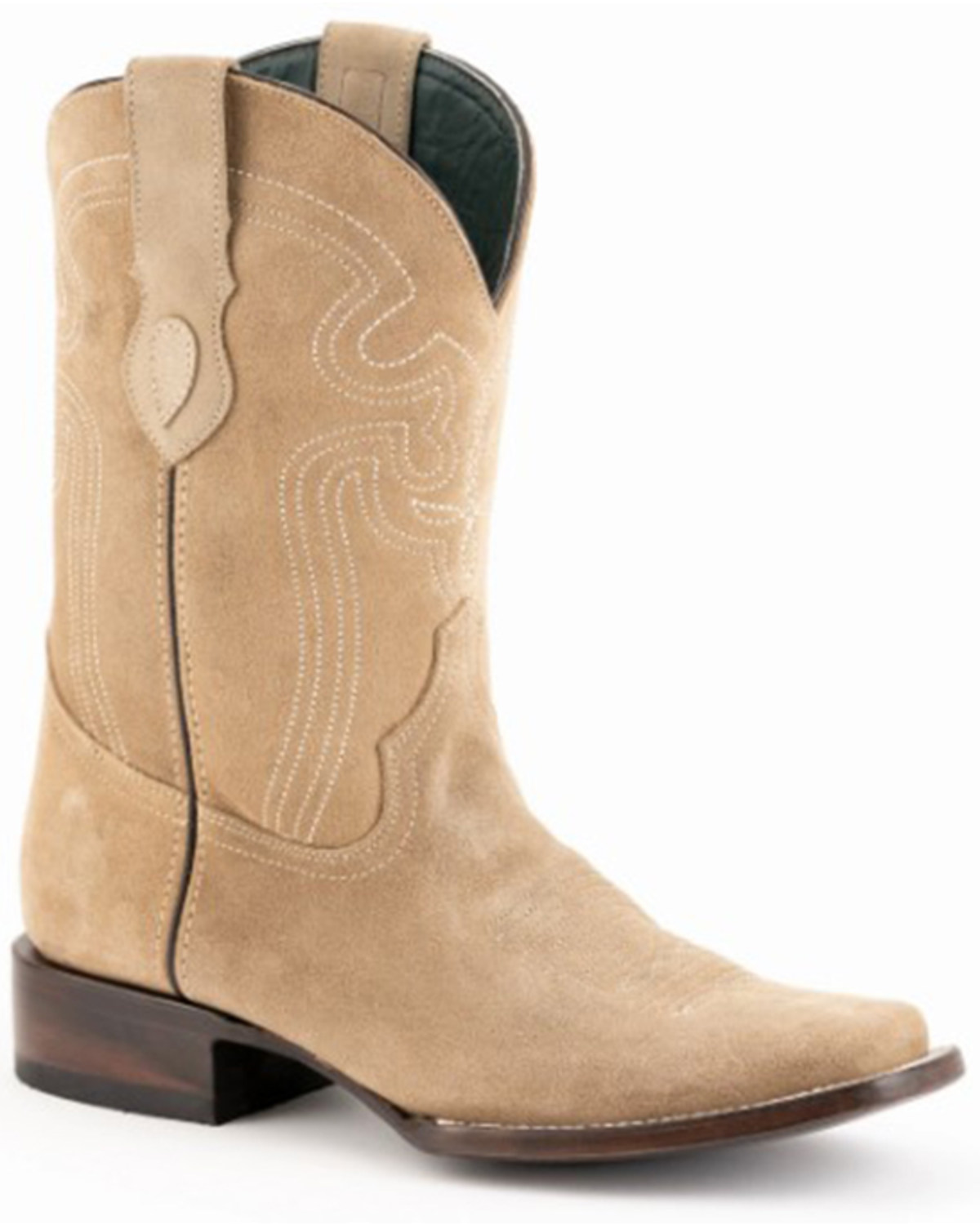 Ferrini Men's Roughrider Roughout Western Boots - Square Toe