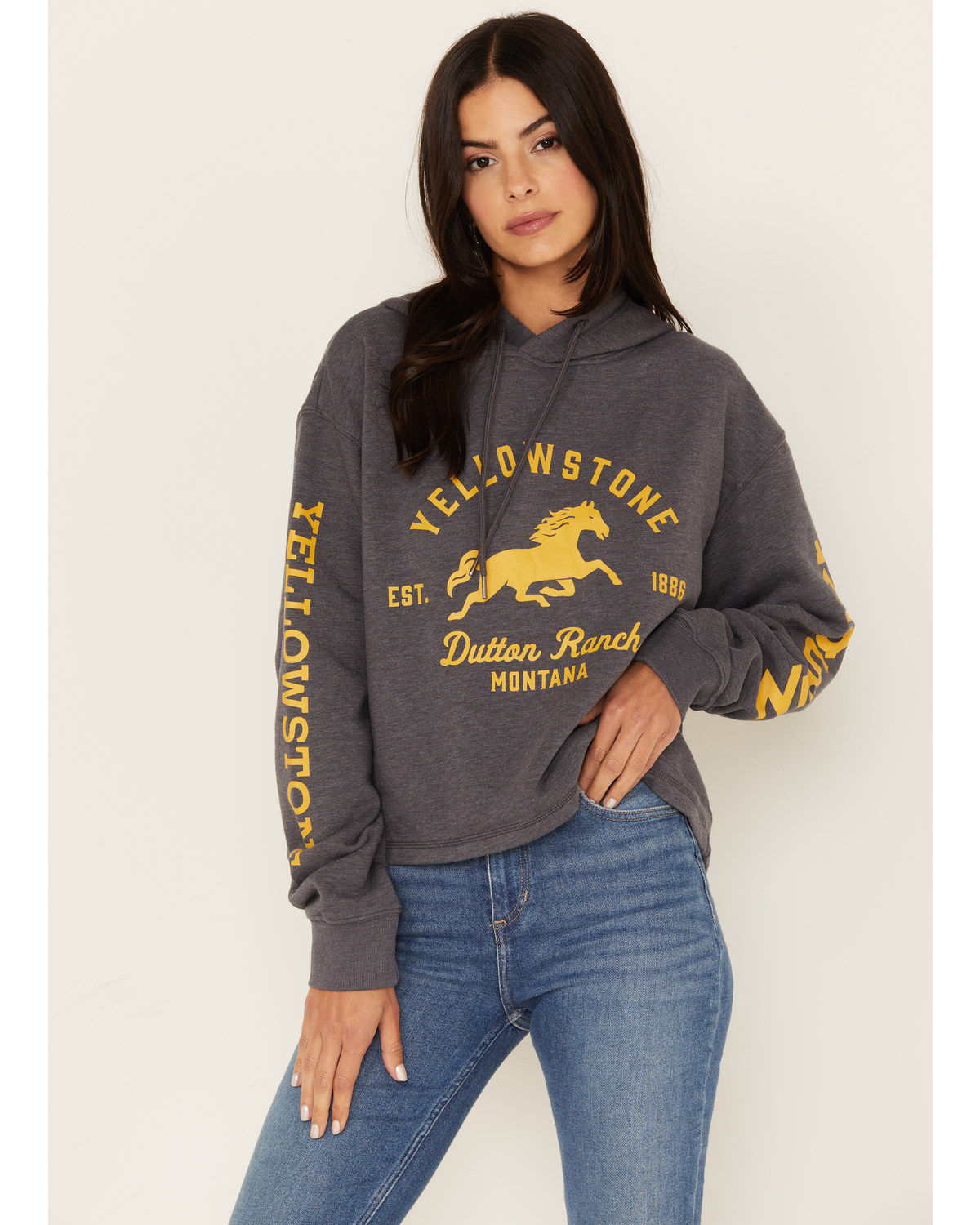 Wrangler Women's Yellowstone® Cropped Hoodie