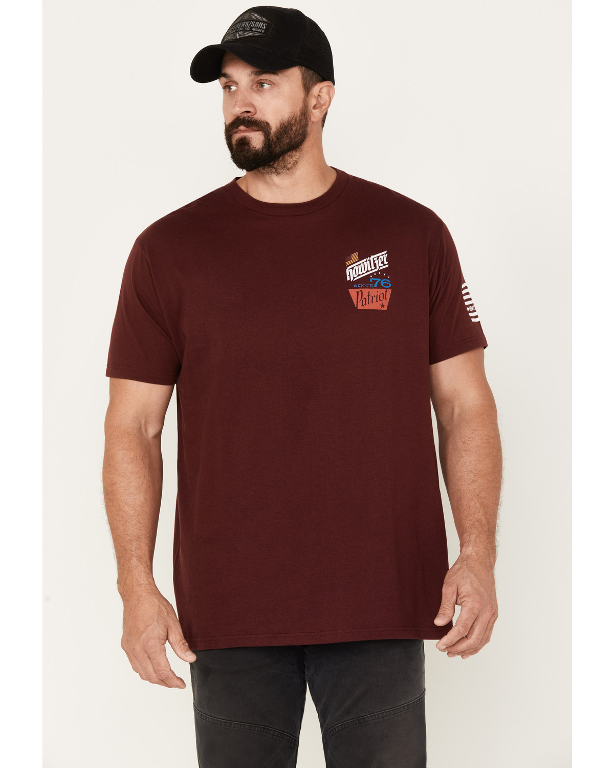 Howitzer Men's Beer Badge Short Sleeve Graphic T-Shirt