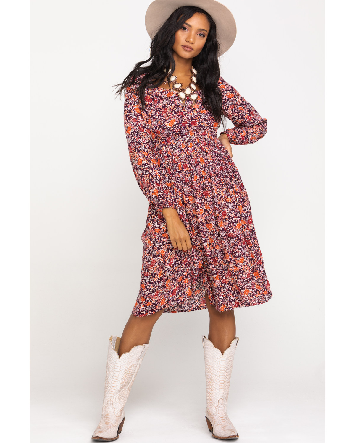 Patrons of peace floral dress