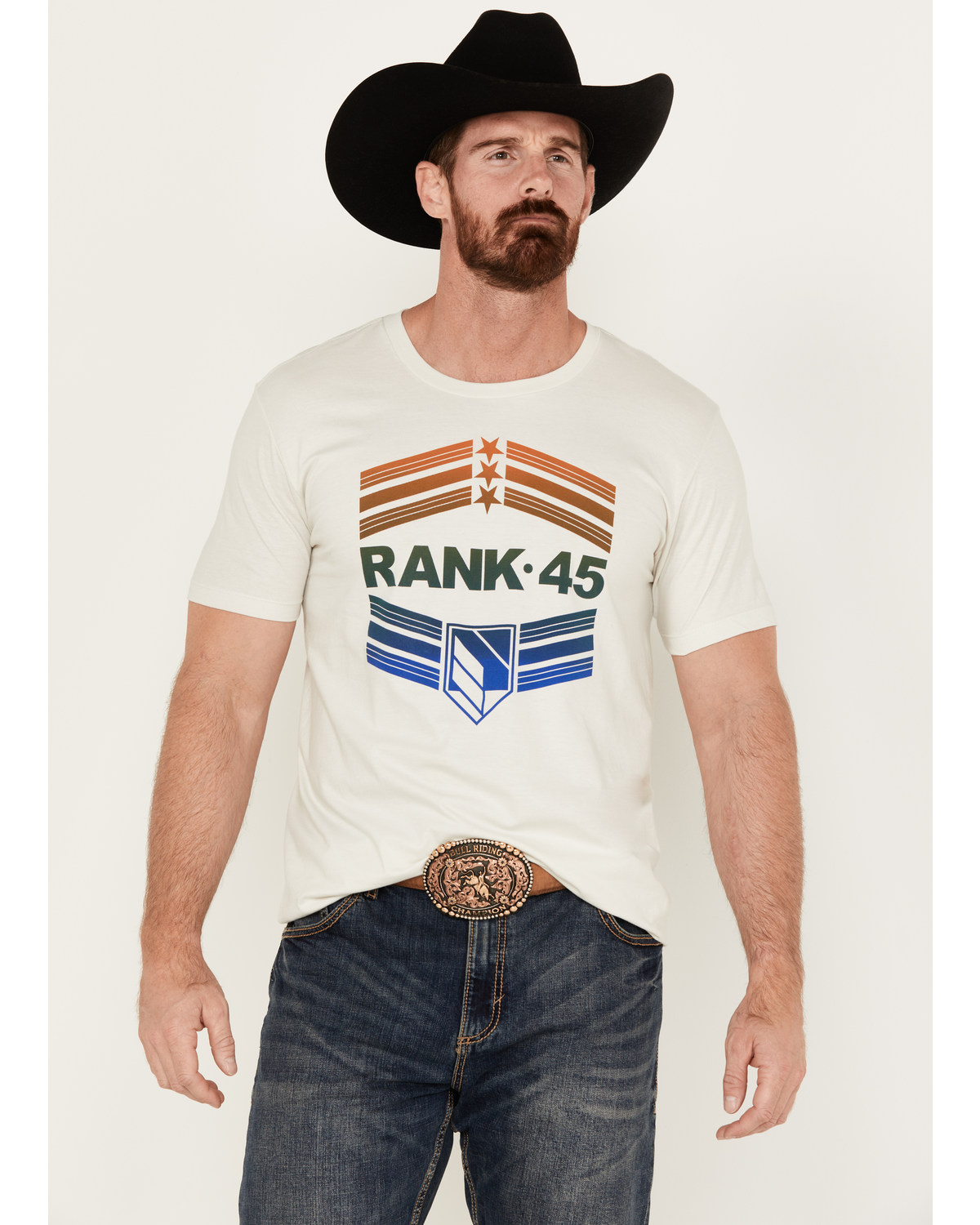 RANK 45® Men's Conesville Western Short Sleeve Graphic T-Shirt