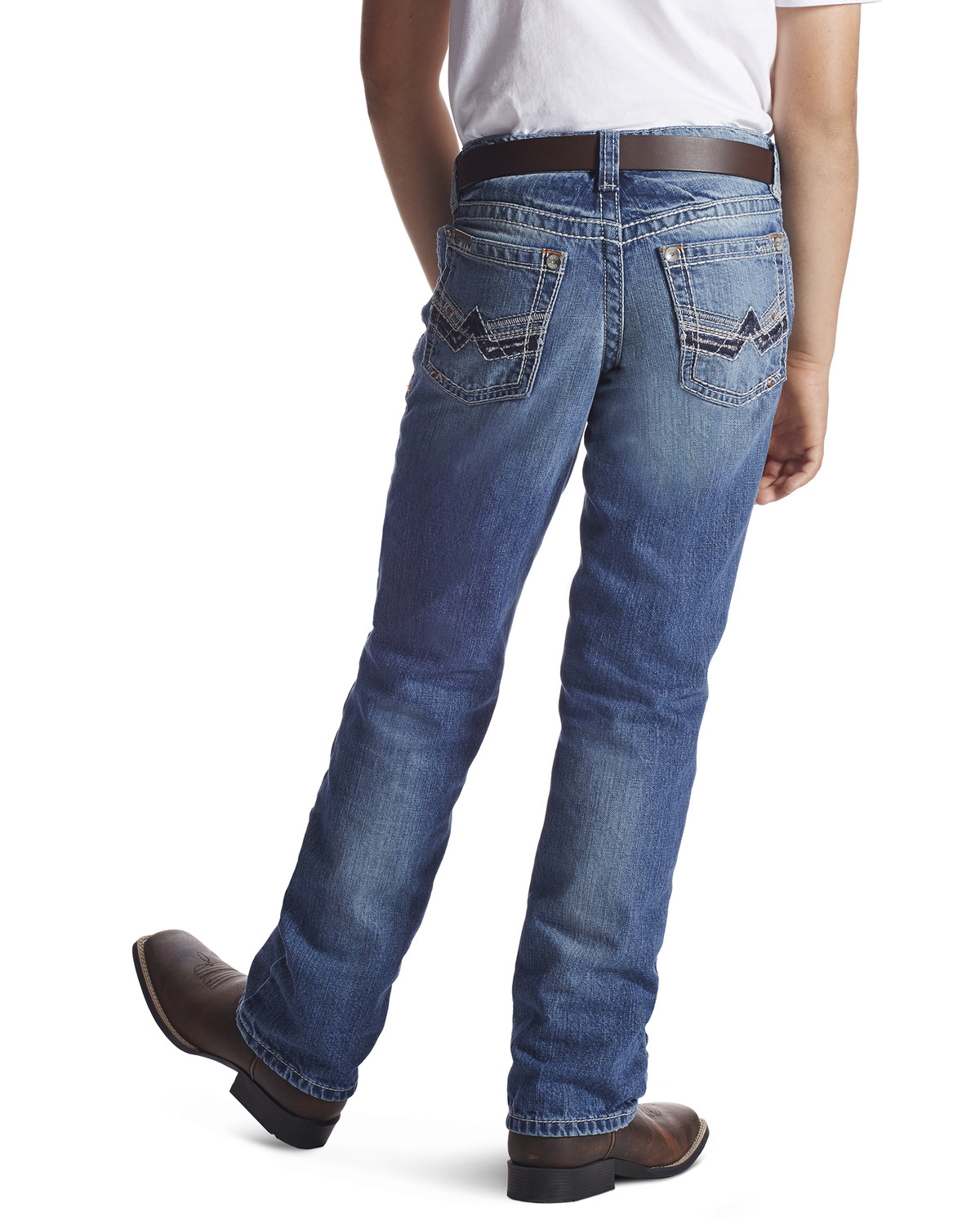Ariat Boys' Charger Dakota Low Slim Straight Jeans
