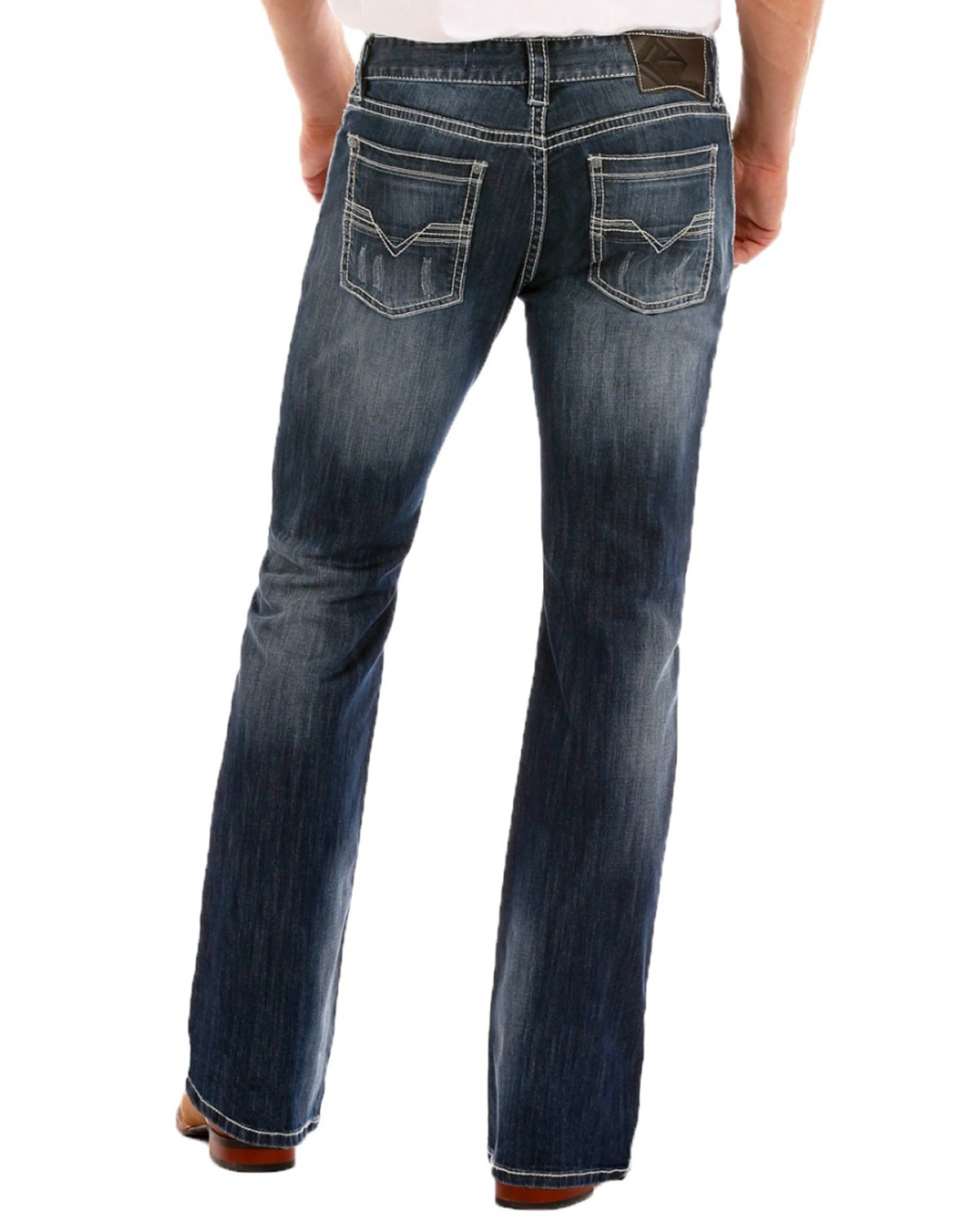 rock and roll cowboy men's jeans