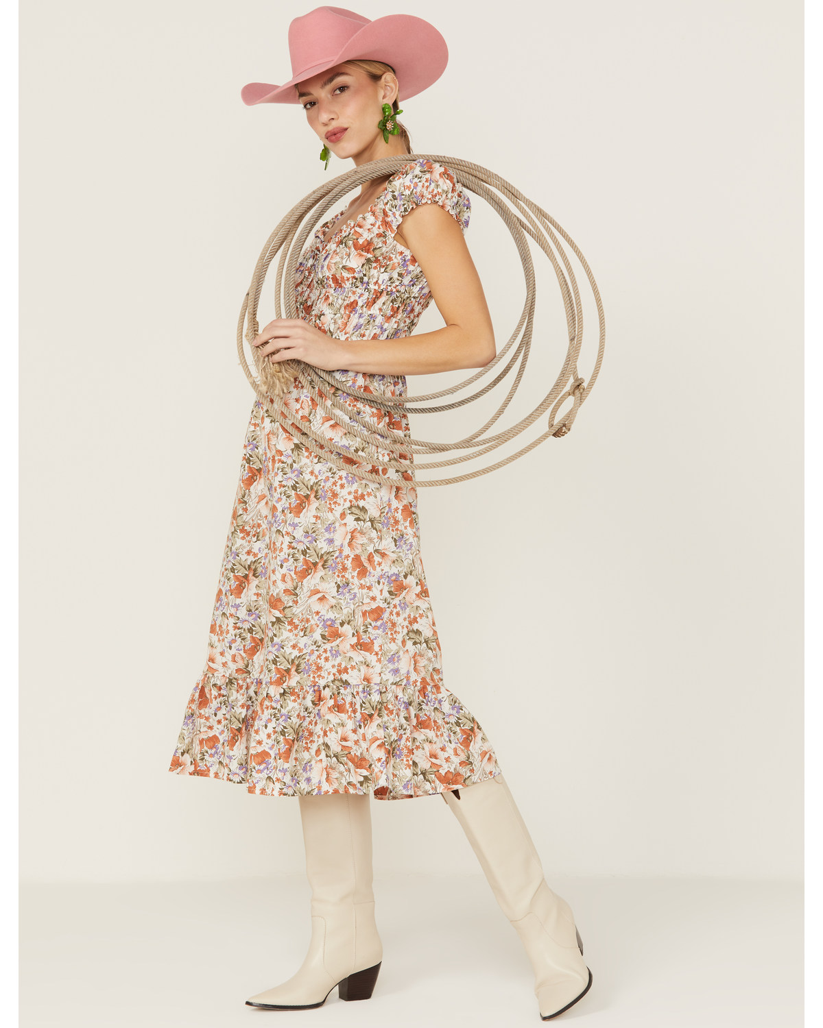 Heartloom Women's Wildflower Edina Midi Dress