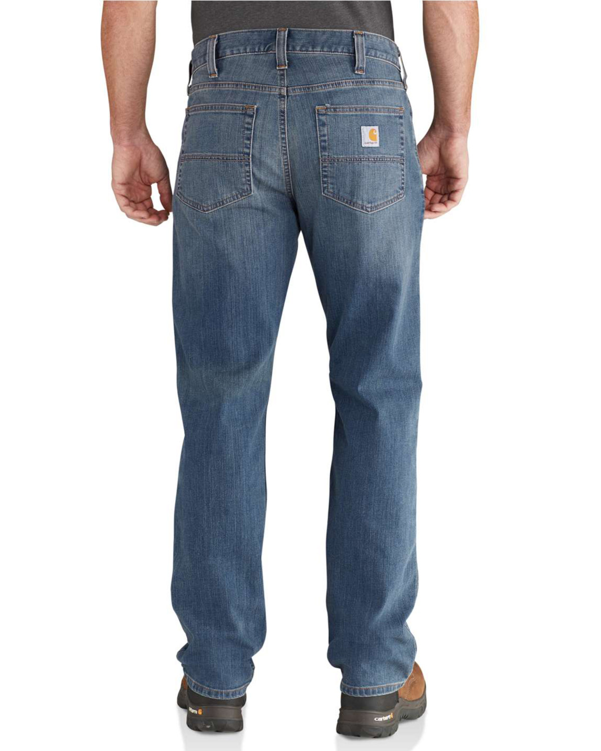 Jeans Carhartt Mens Rugged Flex Relaxed Straight Cut Denim Jeans ...