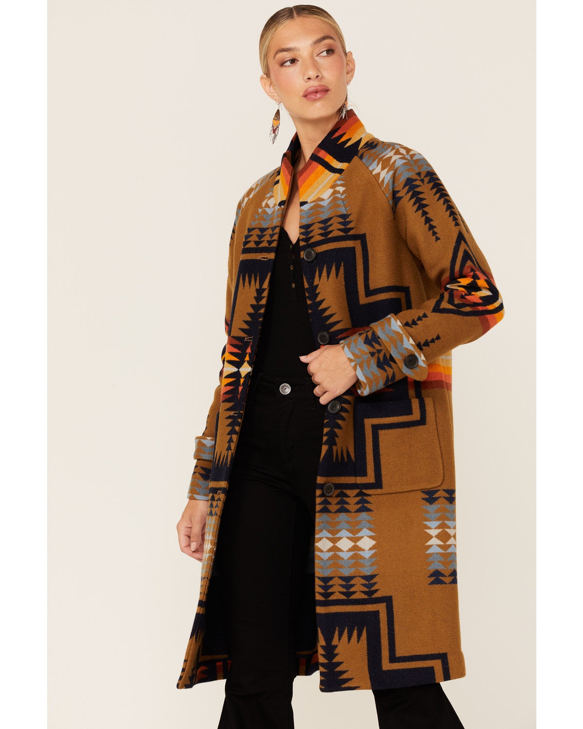 ladies pendleton wool coat