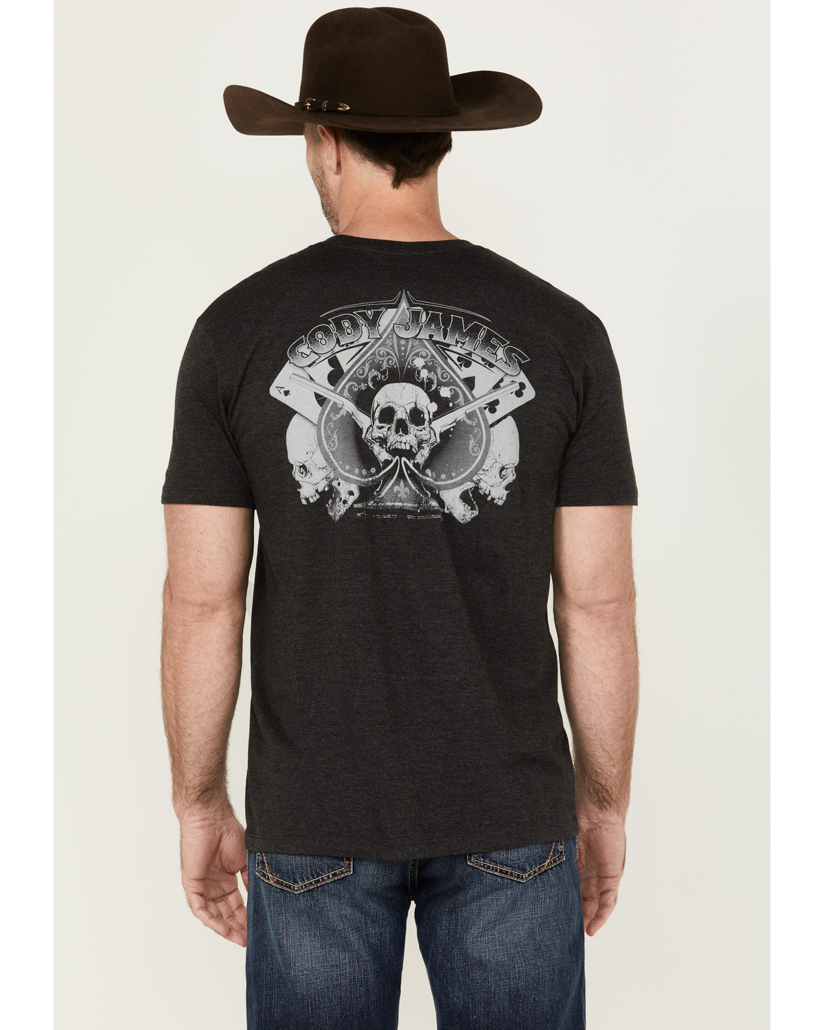 Cody James Men's Ace Skull Short Sleeve Graphic T-Shirt
