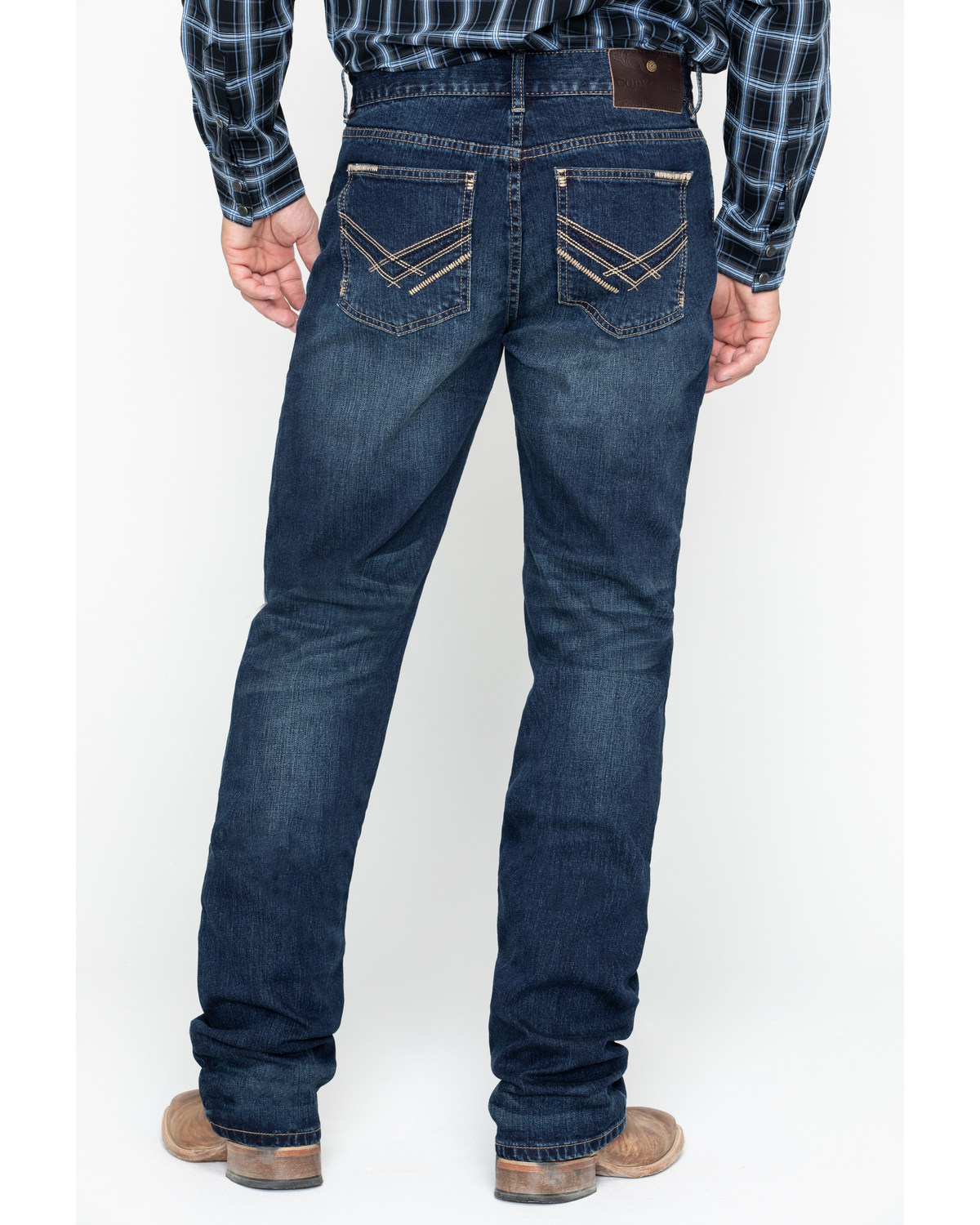 Cody James Men's Wichita Dark Slim Straight Jeans | Boot Barn