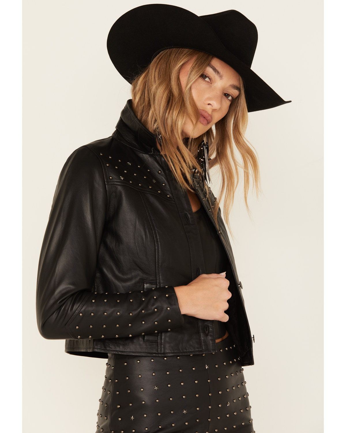 Idyllwind Women's Omaha Studded Leather Jacket