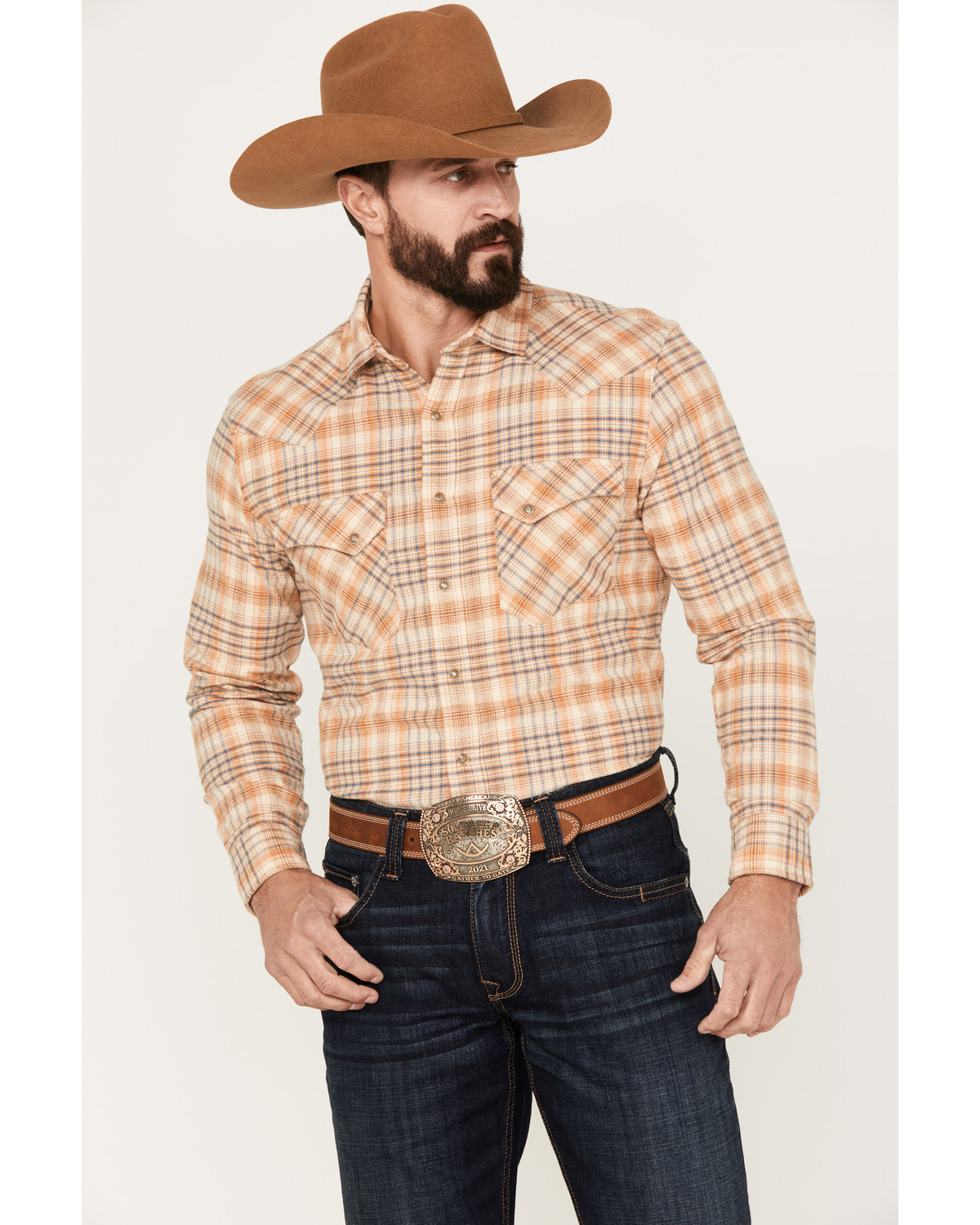 Pendleton Men's Wyatt Long Sleeve Snap Western Shirt