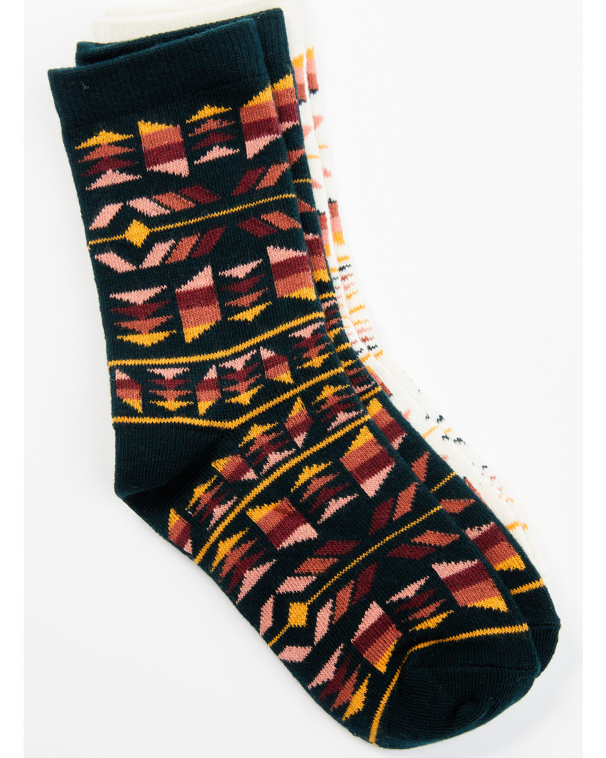 Shyanne Girls' Josie Southwestern Print Socks - 2 Pack