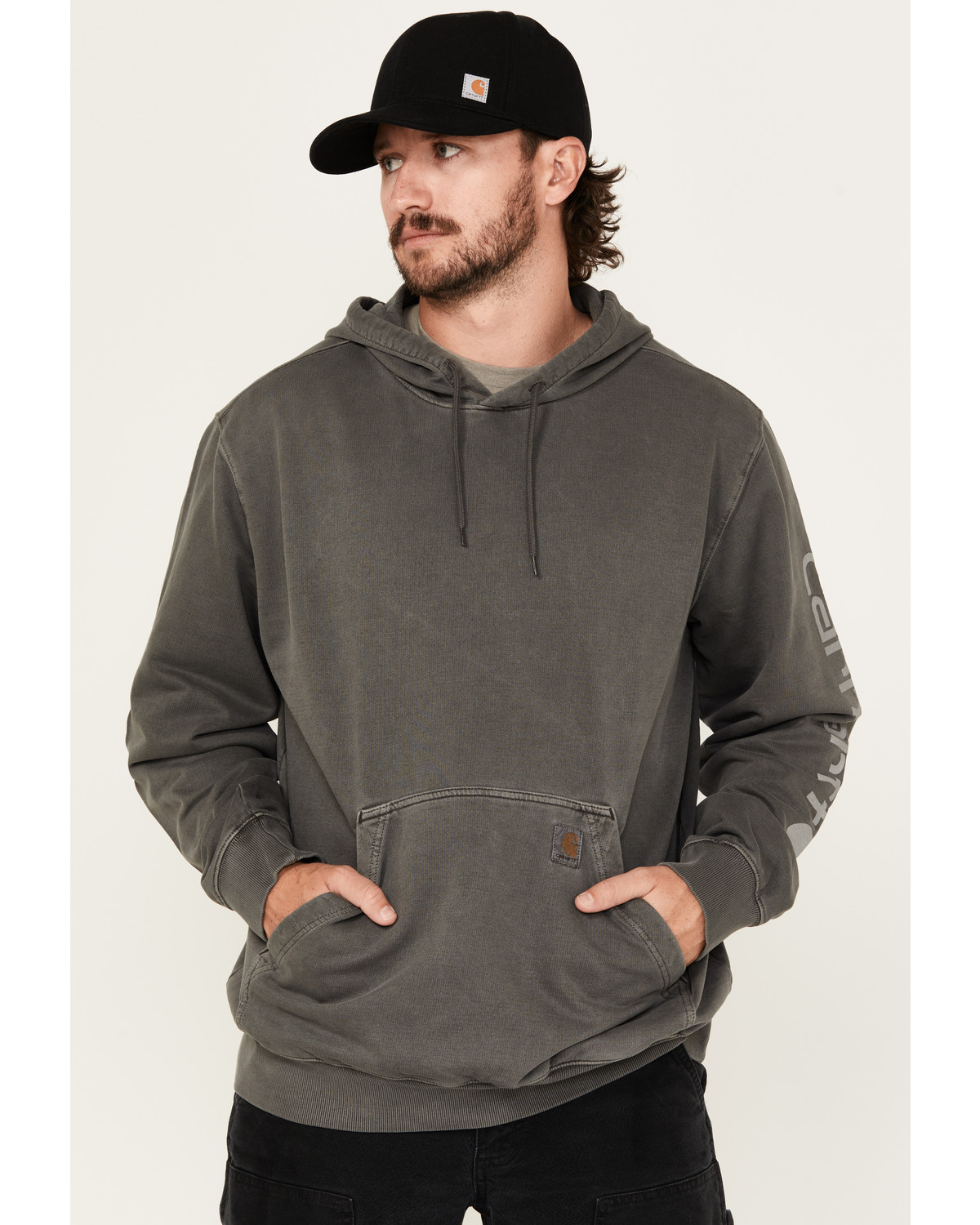 Carhartt Men's Midweight Relaxed Fit Graphic Hooded Sweatshirt