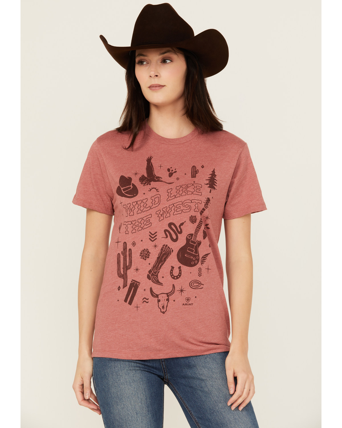 Ariat Women's Cowboy Country Short Sleeve Graphic Tee
