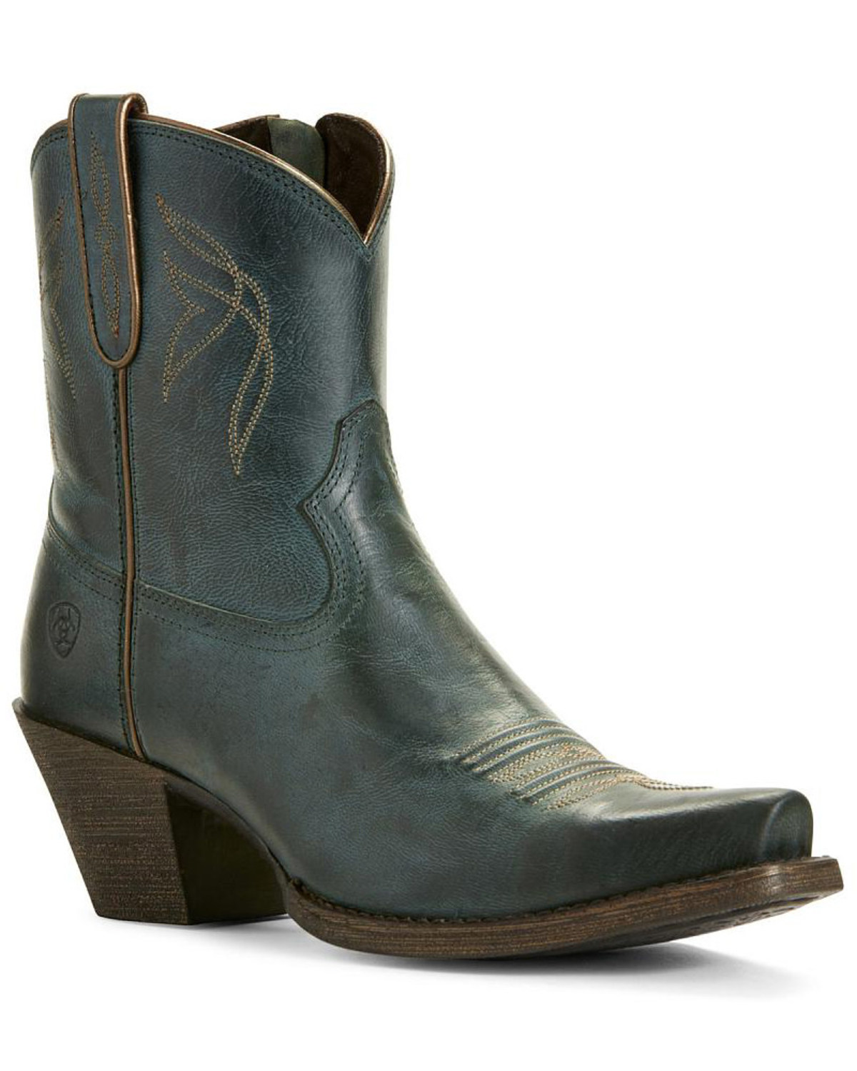 blue western booties
