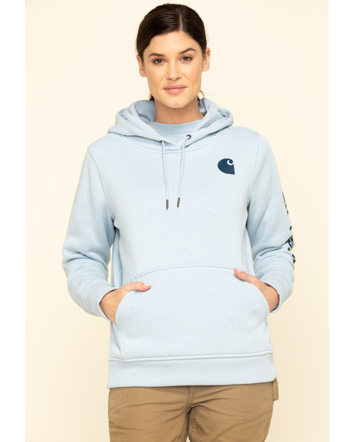 carhartt light blue hoodie