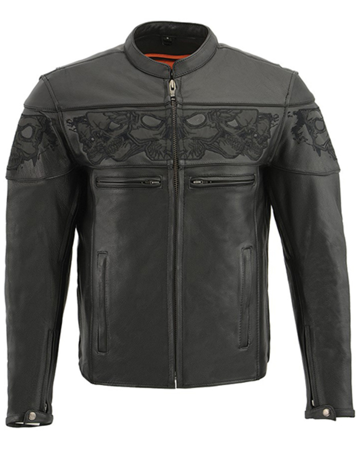 Milwaukee Leather Men's Crossover Scooter Cool-Tec Motorcycle Jacket