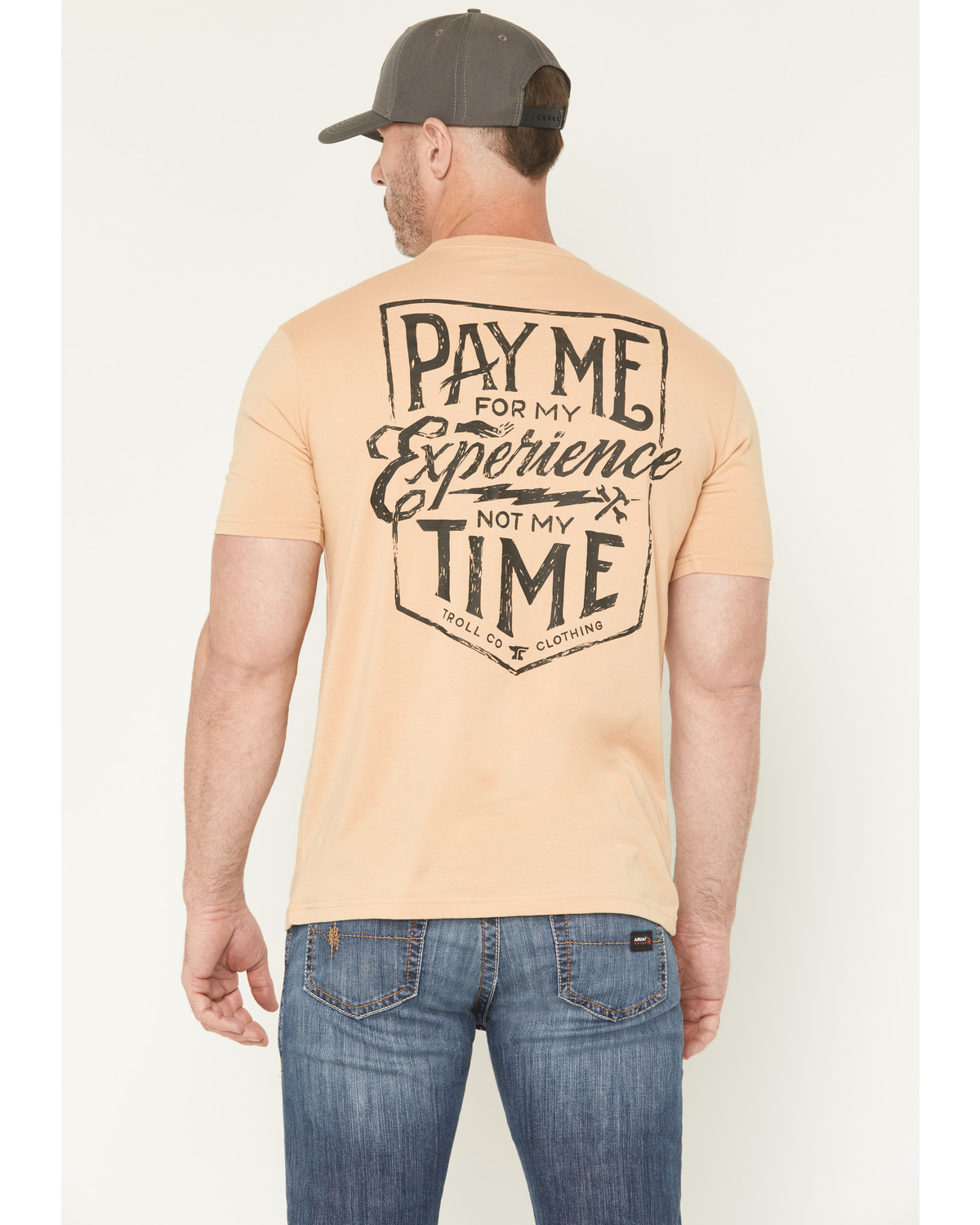 Troll Co Men's Pay Me Short Sleeve Graphic T-Shirt