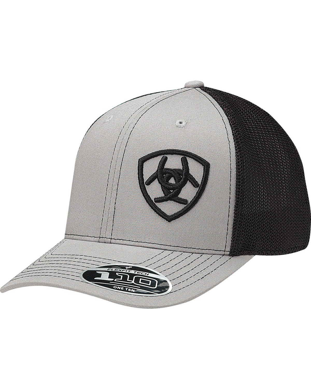 black ariat hat
