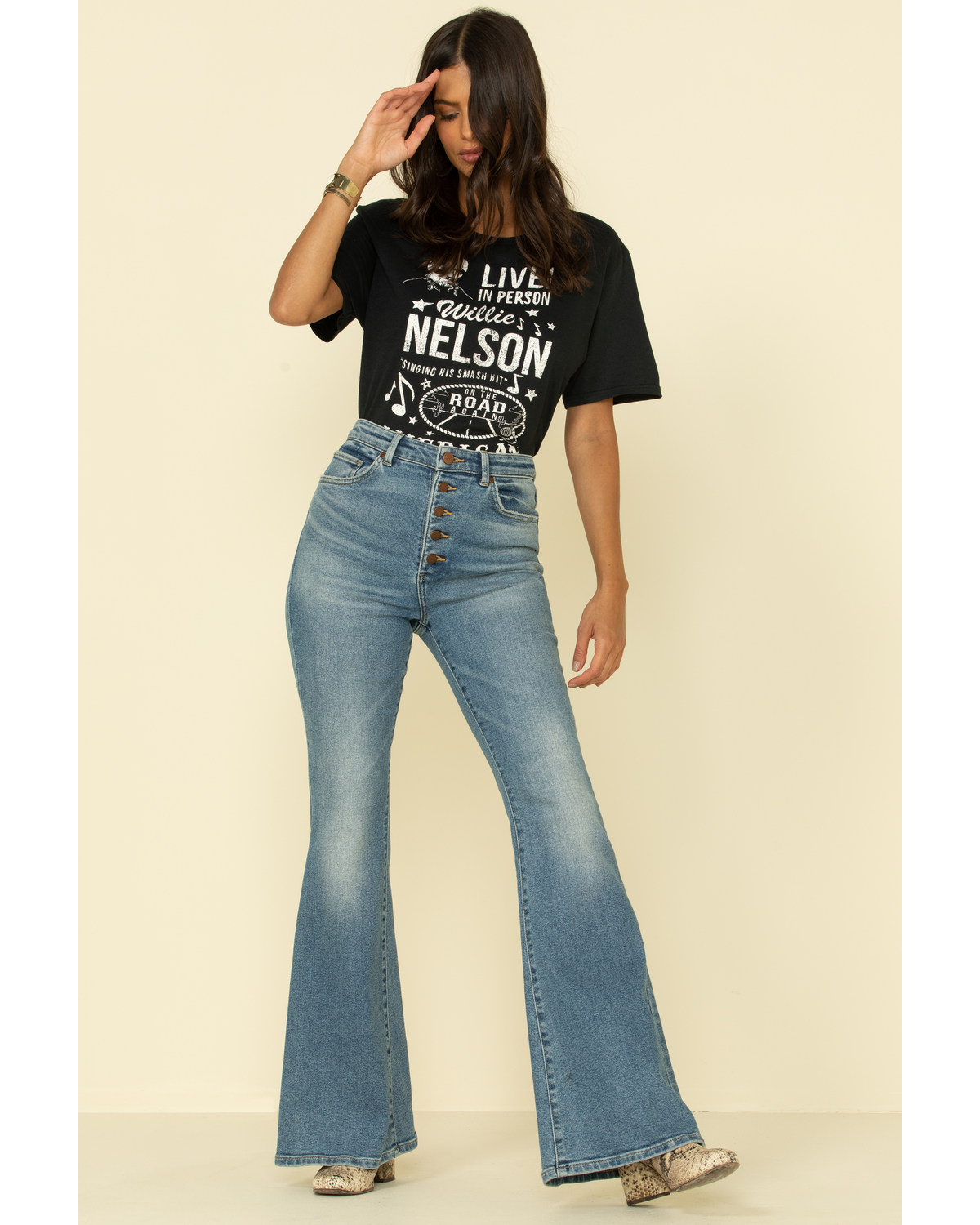 lee high waisted flare jeans