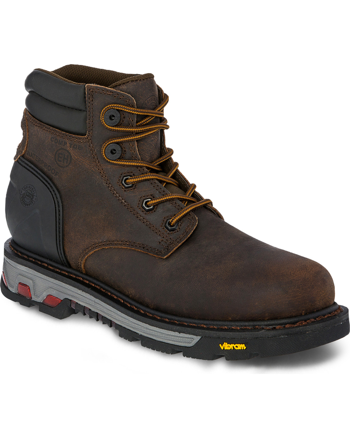 justin drywall waterproof boots