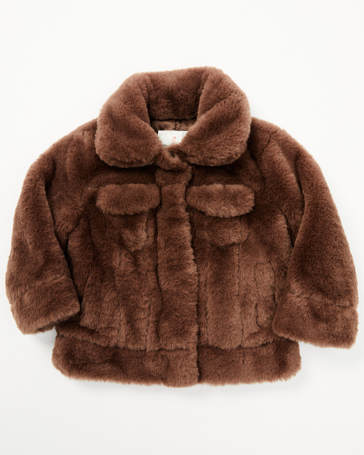 Urban Republic Infant Girls' Faux Fur Snap Jacket