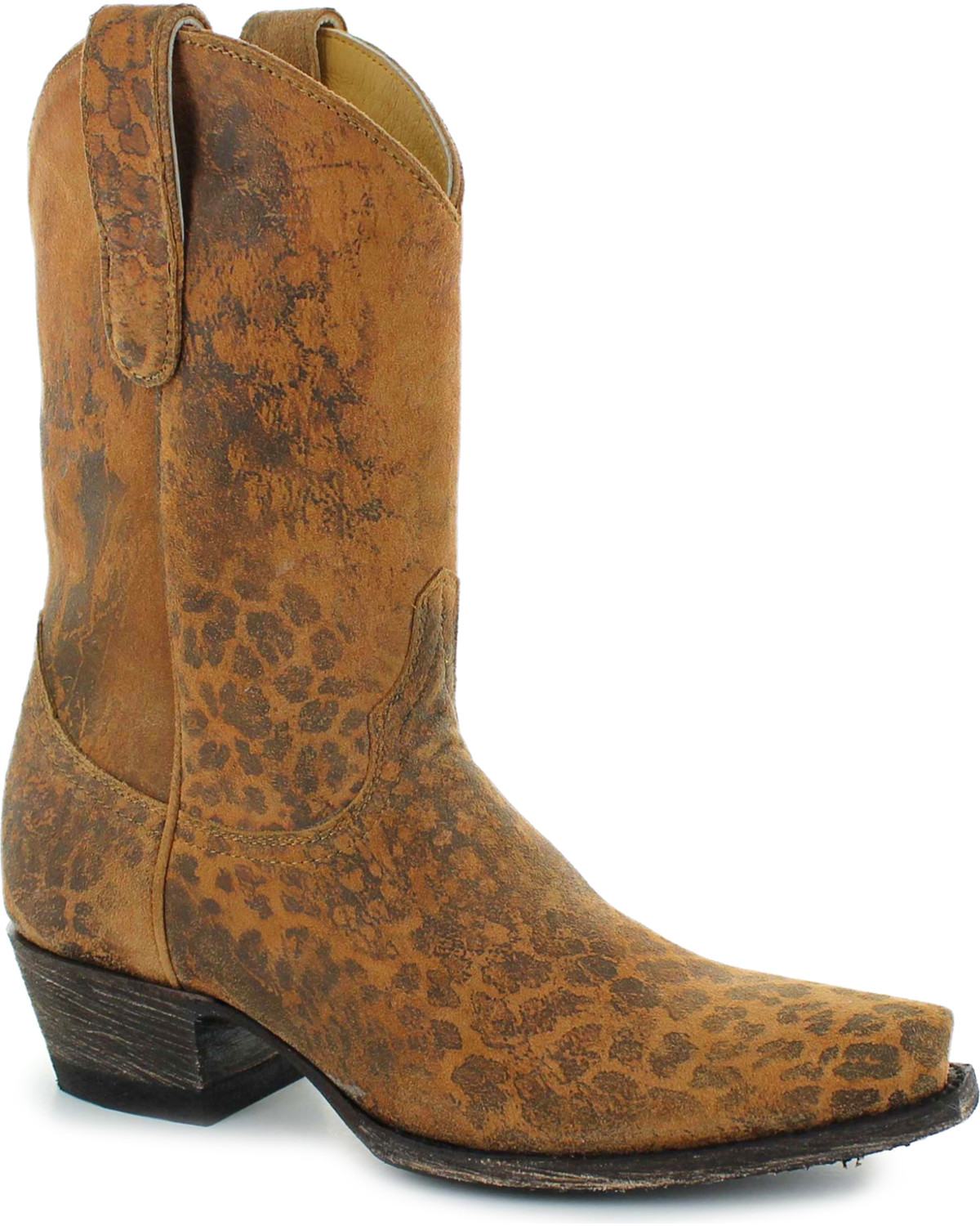 Circle G Women's Leopardito Boots - Snip Toe