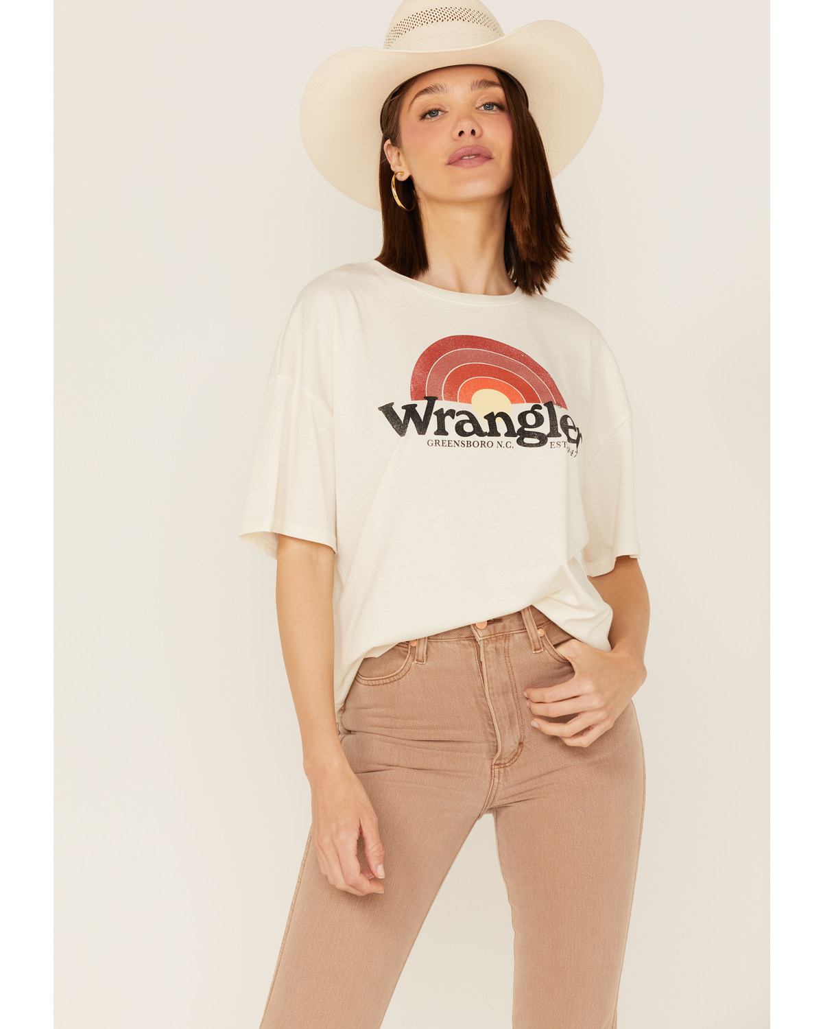 Wrangler Women's Logo Girlfriend Tee